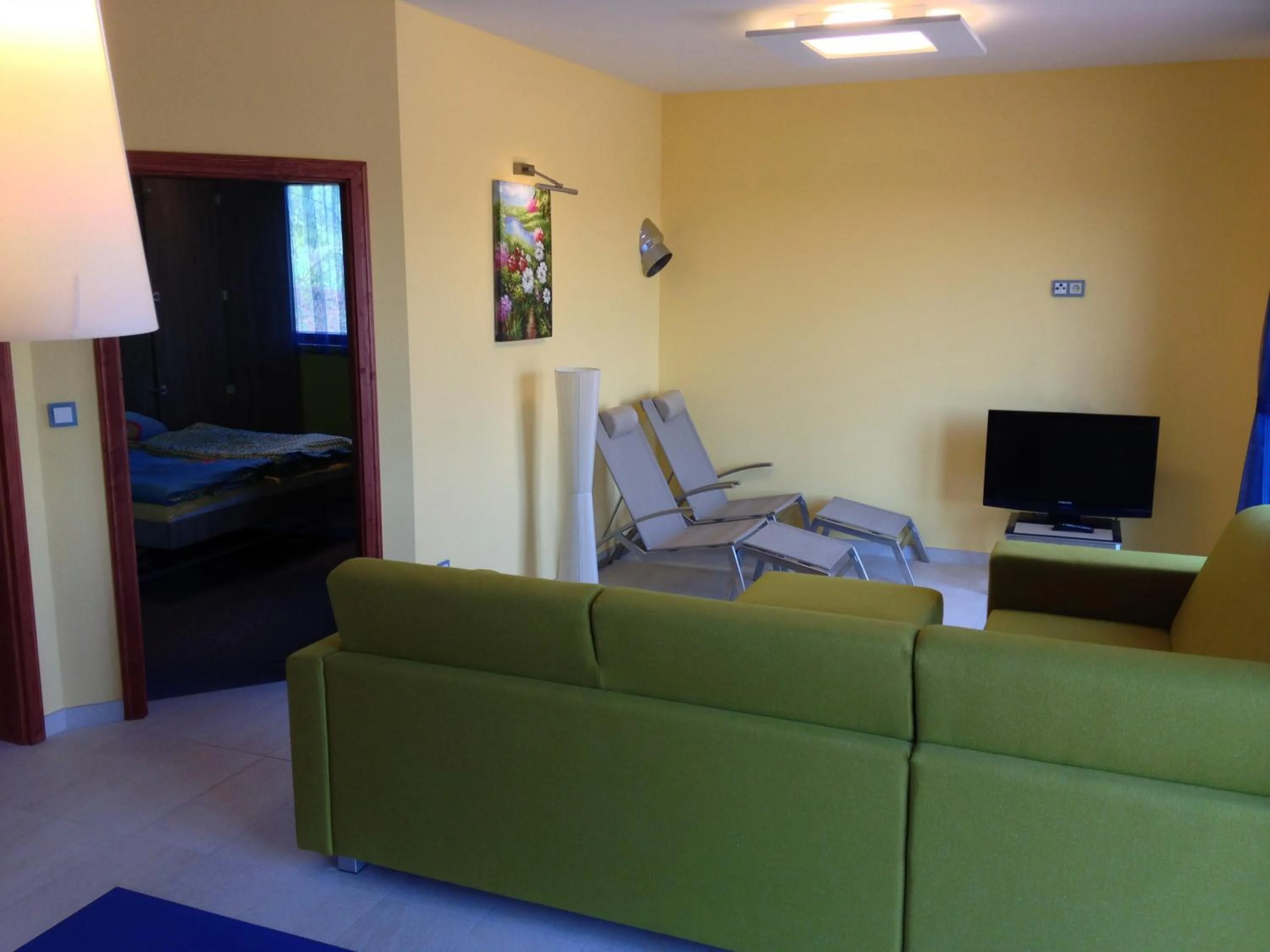 Living room in Lake View Apartments near Golf Resort Kunětická Hora, Dříteč