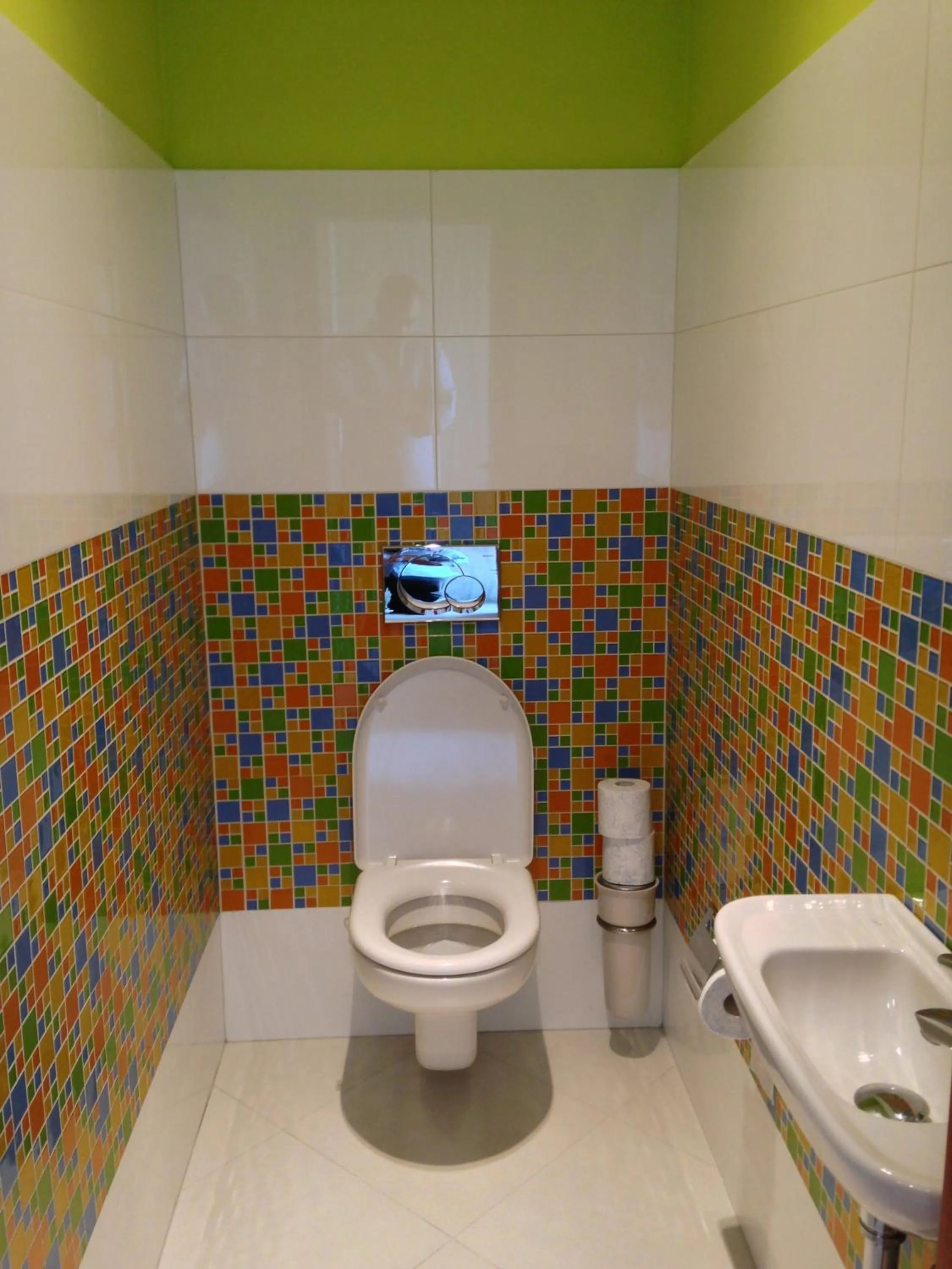 Toilet in Lake View Apartments near Golf Resort Kunětická Hora, Dříteč