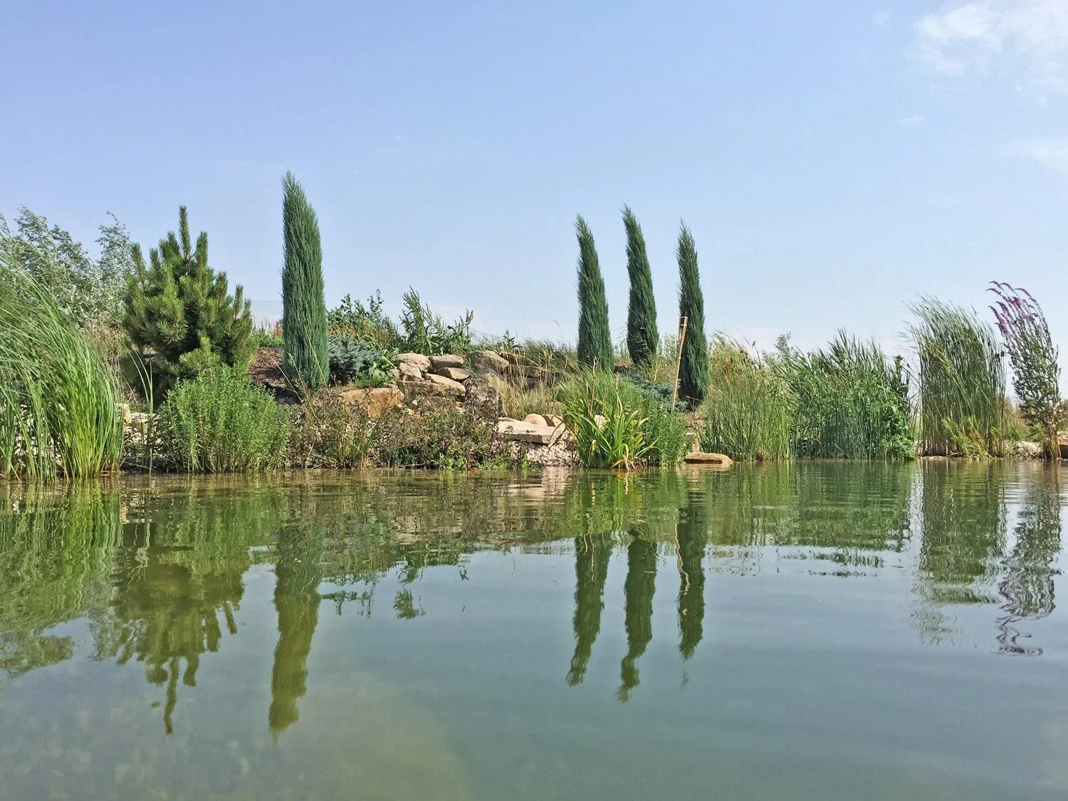 Natural landscape in Lake View Apartments near Golf Resort Kunětická Hora, Dříteč