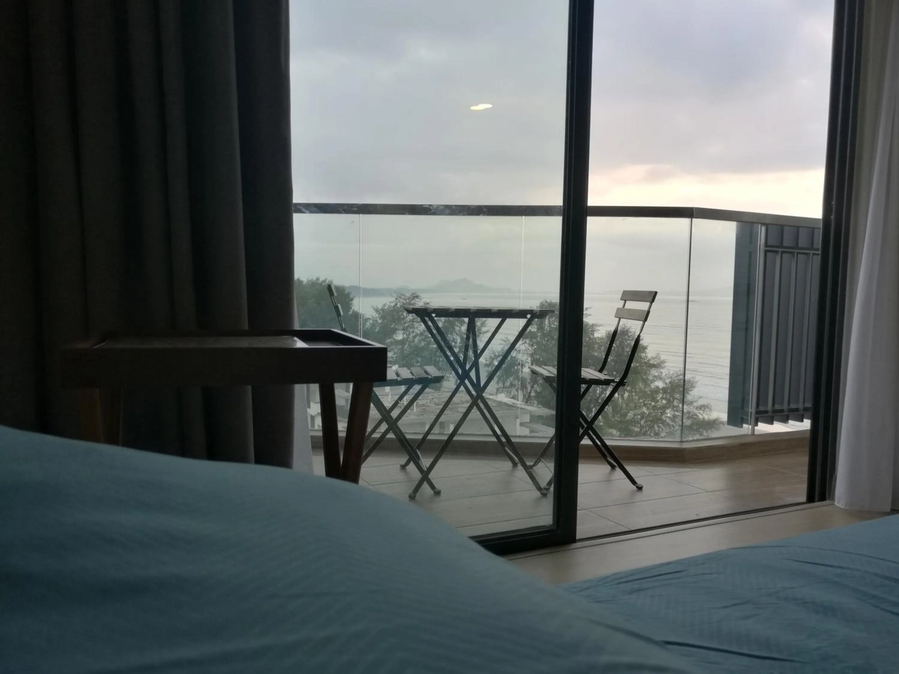 View (from property/room), Bed in Timur Bay Seafront Residence Kuantan