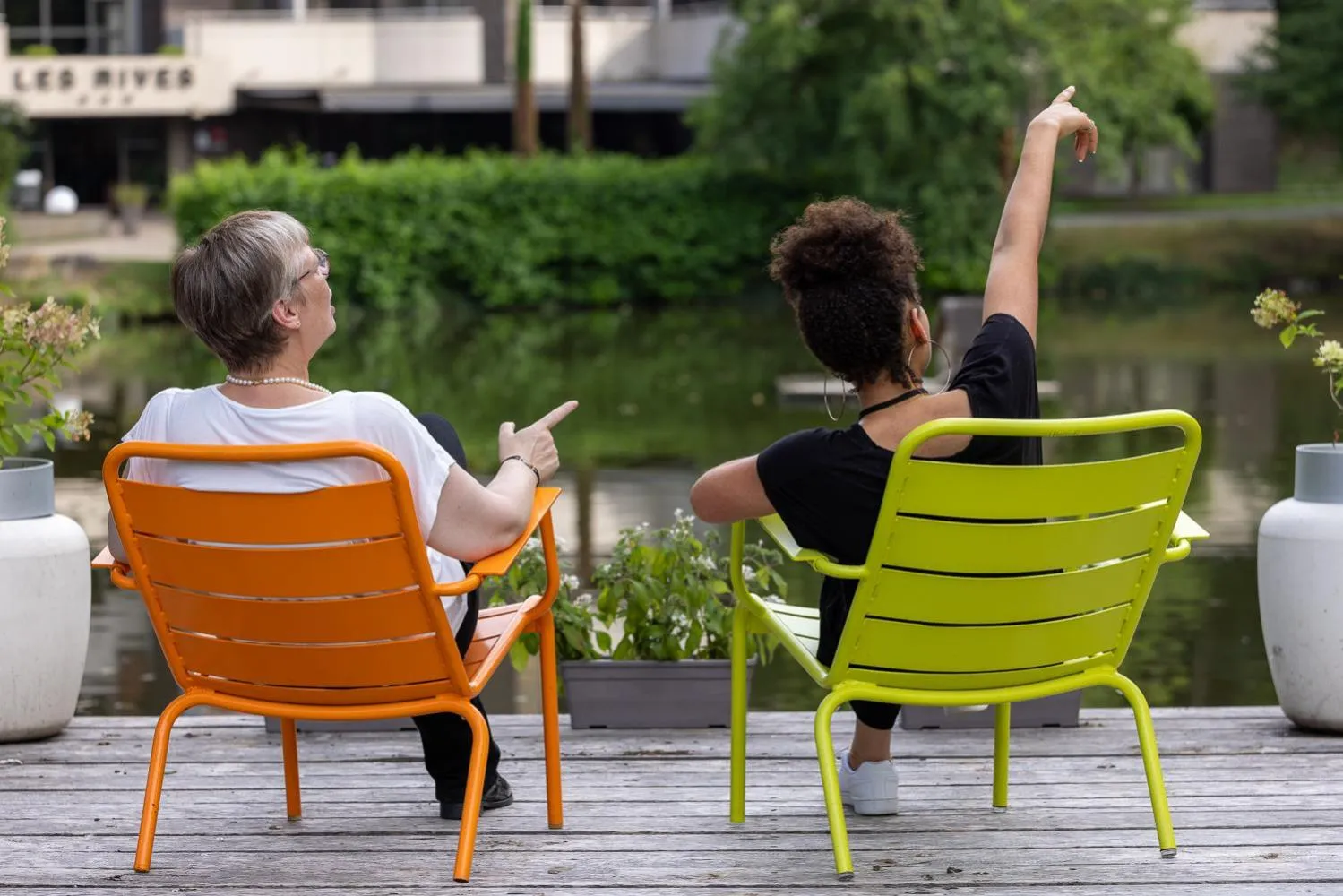 Garden in Hôtel Les Rives