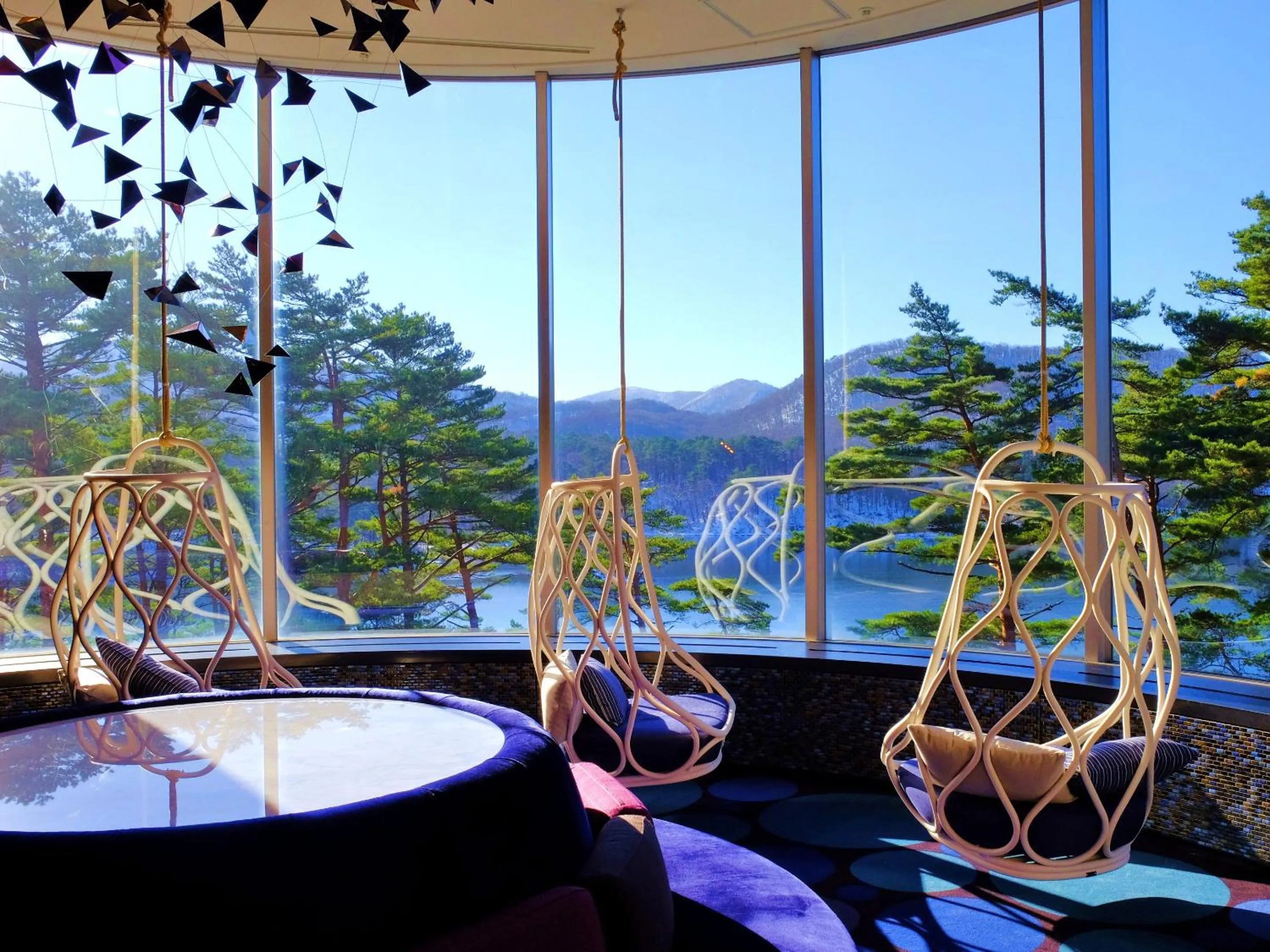 Lounge or bar in Urabandai Lake Resort Geihinkan Nekoma Rikyu