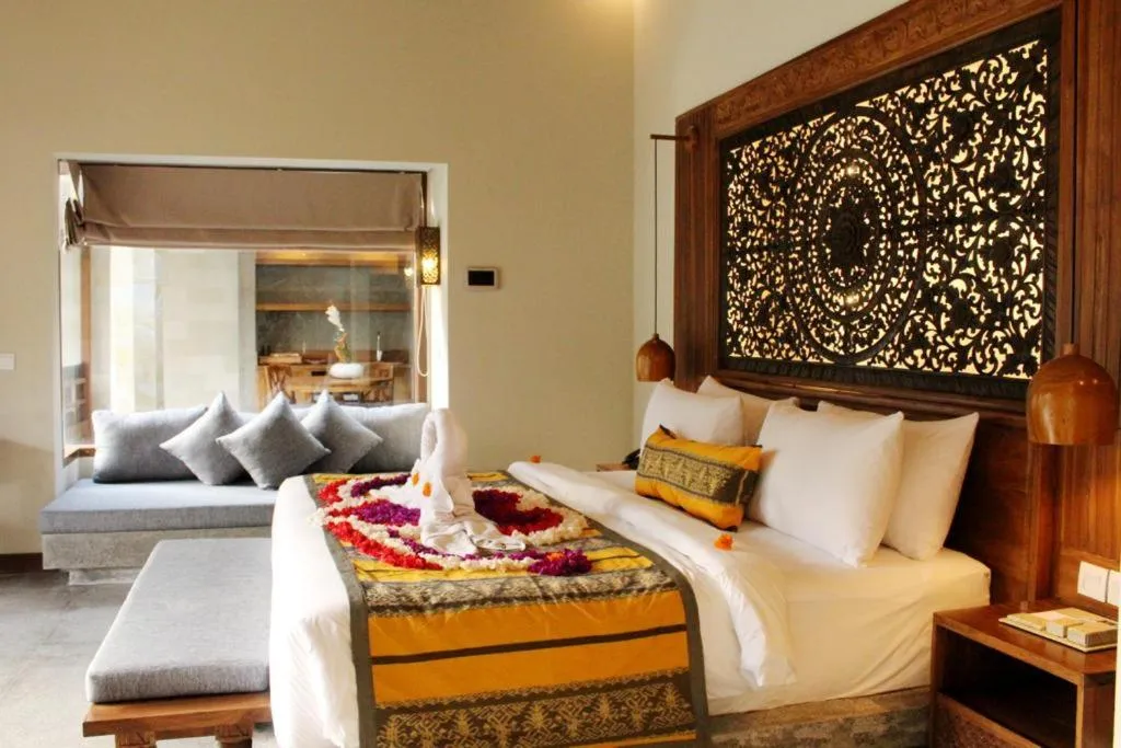 Bed in Kenran Resort Ubud By Soscomma
