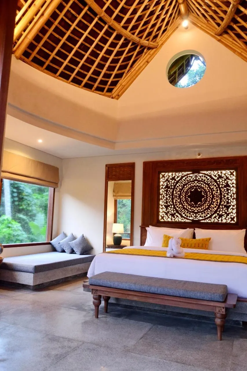 Bed in Kenran Resort Ubud By Soscomma