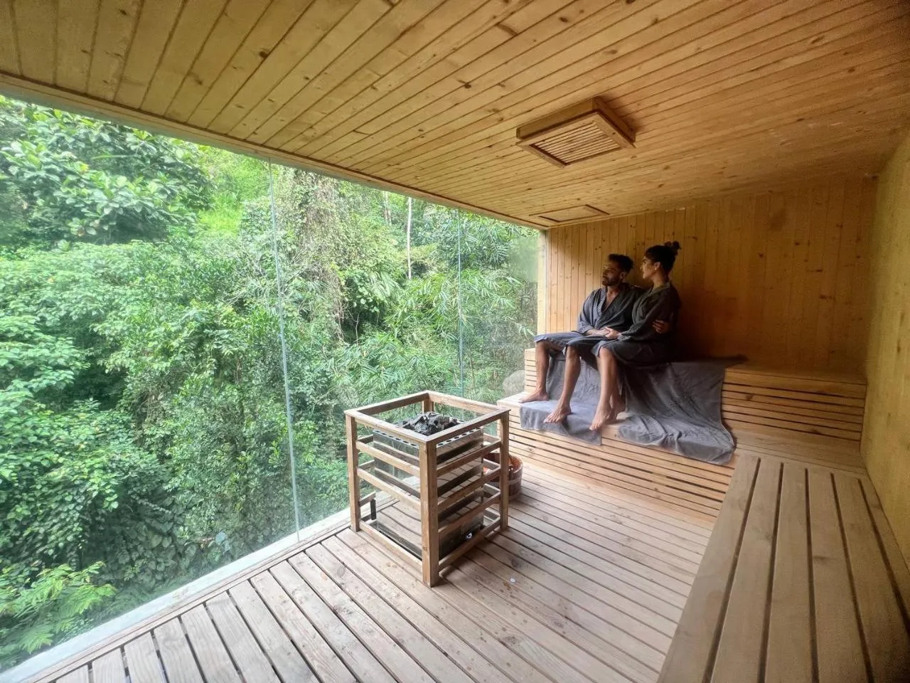 Sauna in Kenran Resort Ubud By Soscomma