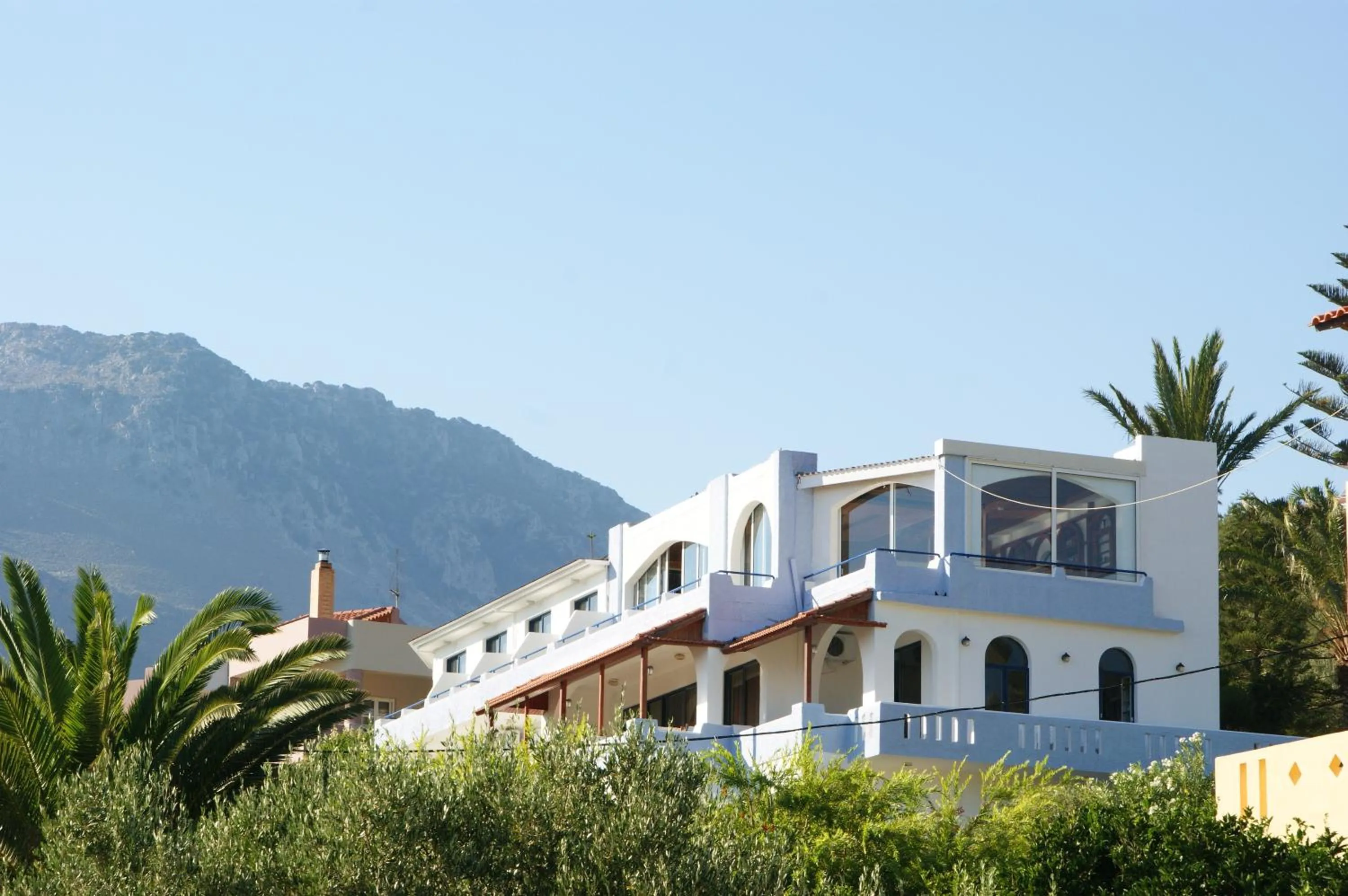 Facade/entrance in Lofos Hotel