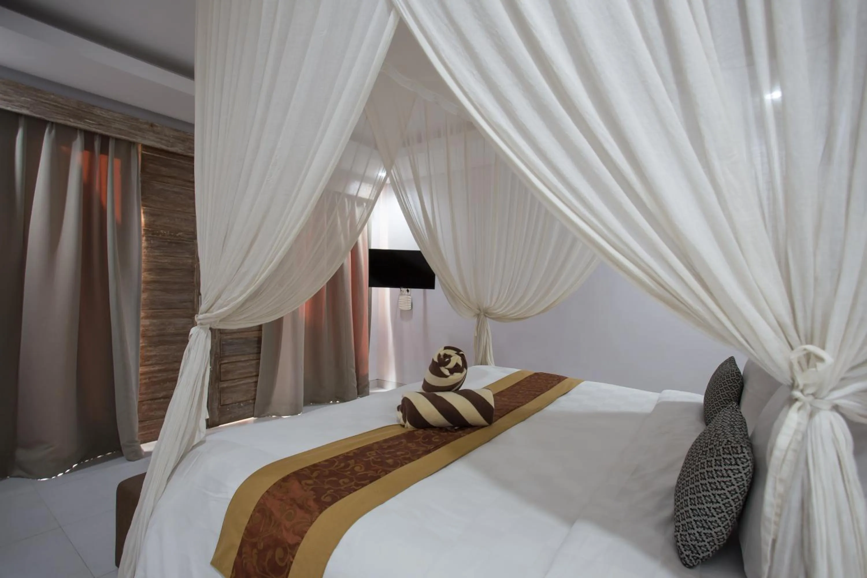 Bedroom, Bed in The Awandari Villas Seminyak - CHSE Certified