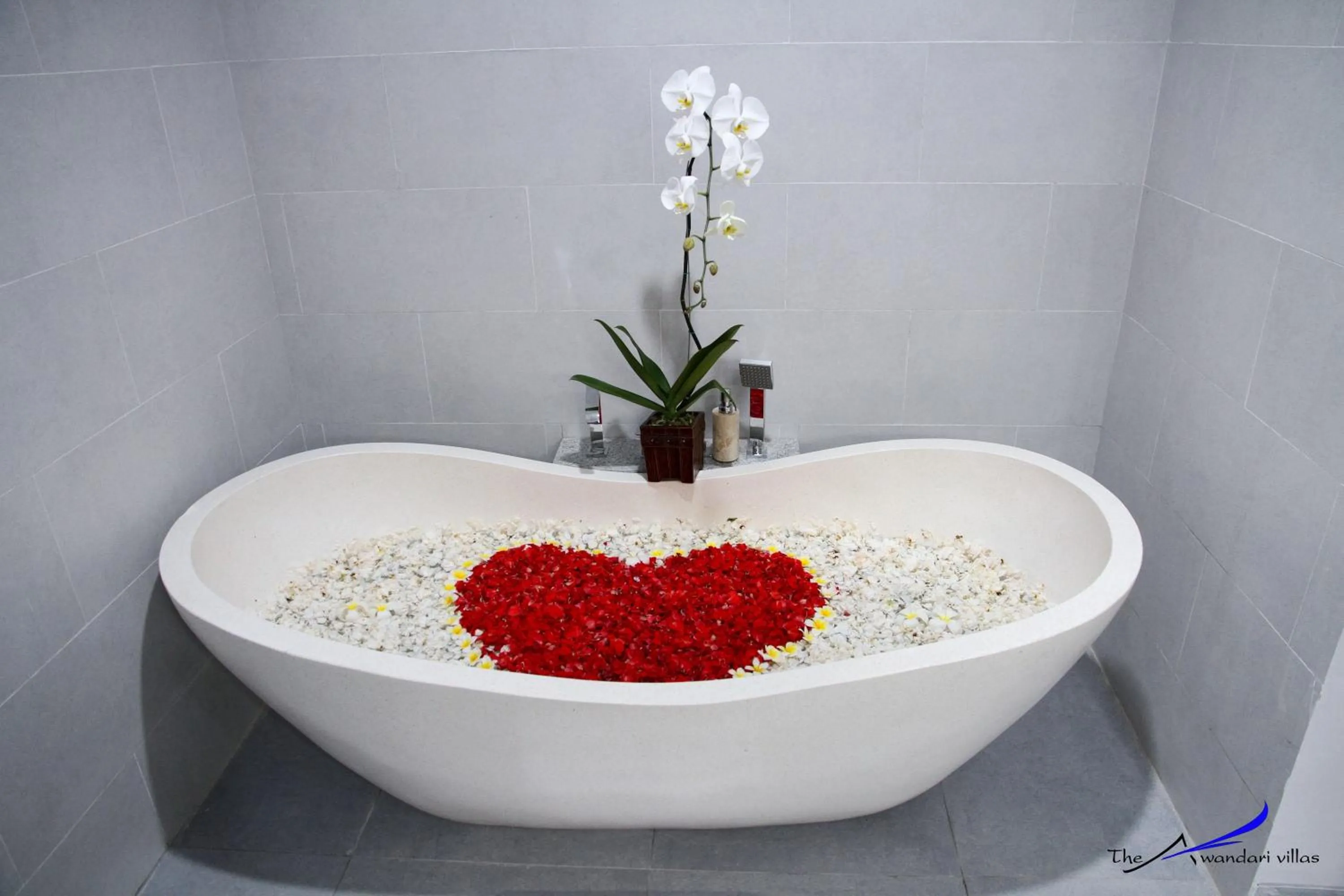 Bathroom in The Awandari Villas Seminyak - CHSE Certified