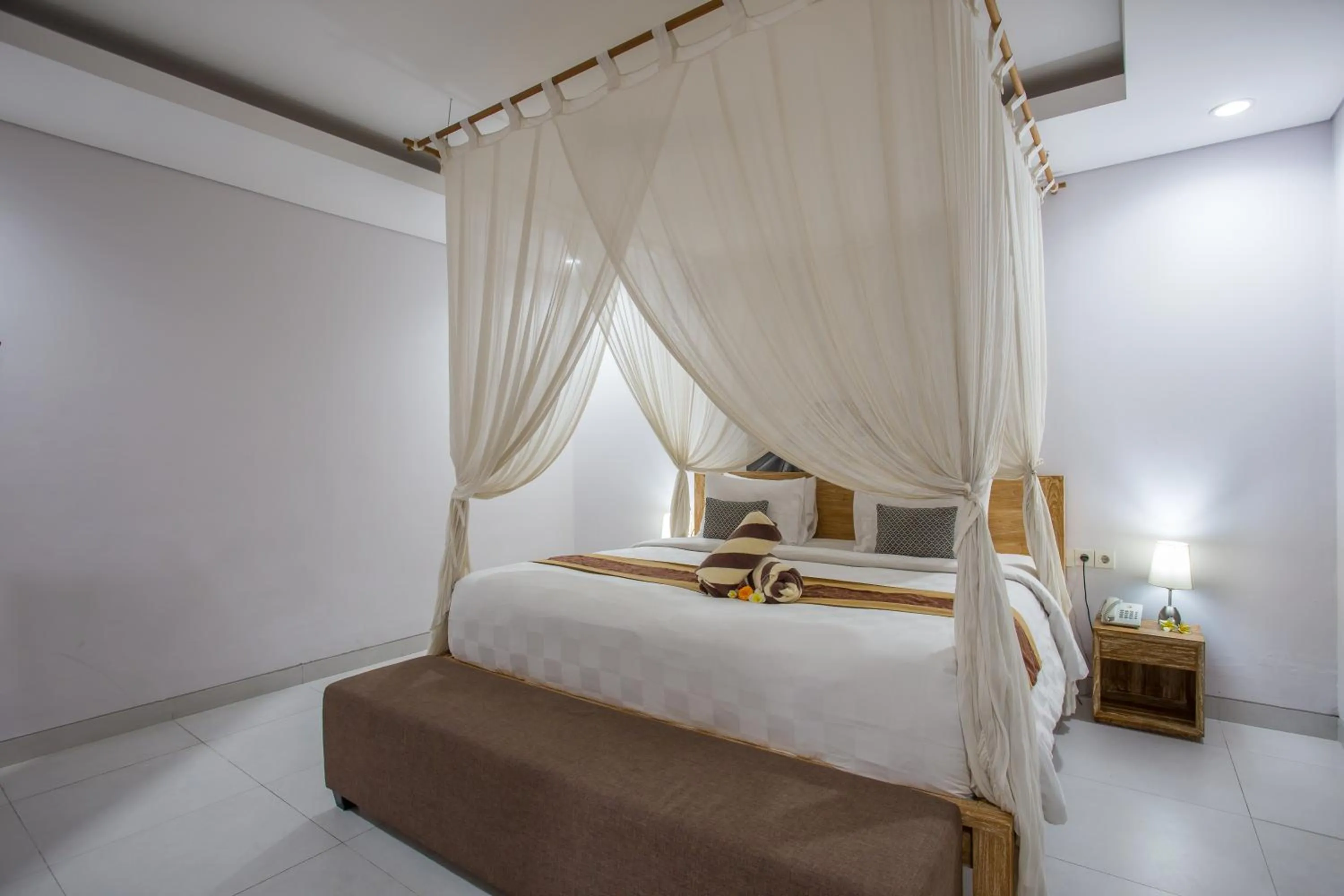 Bedroom, Bed in The Awandari Villas Seminyak - CHSE Certified