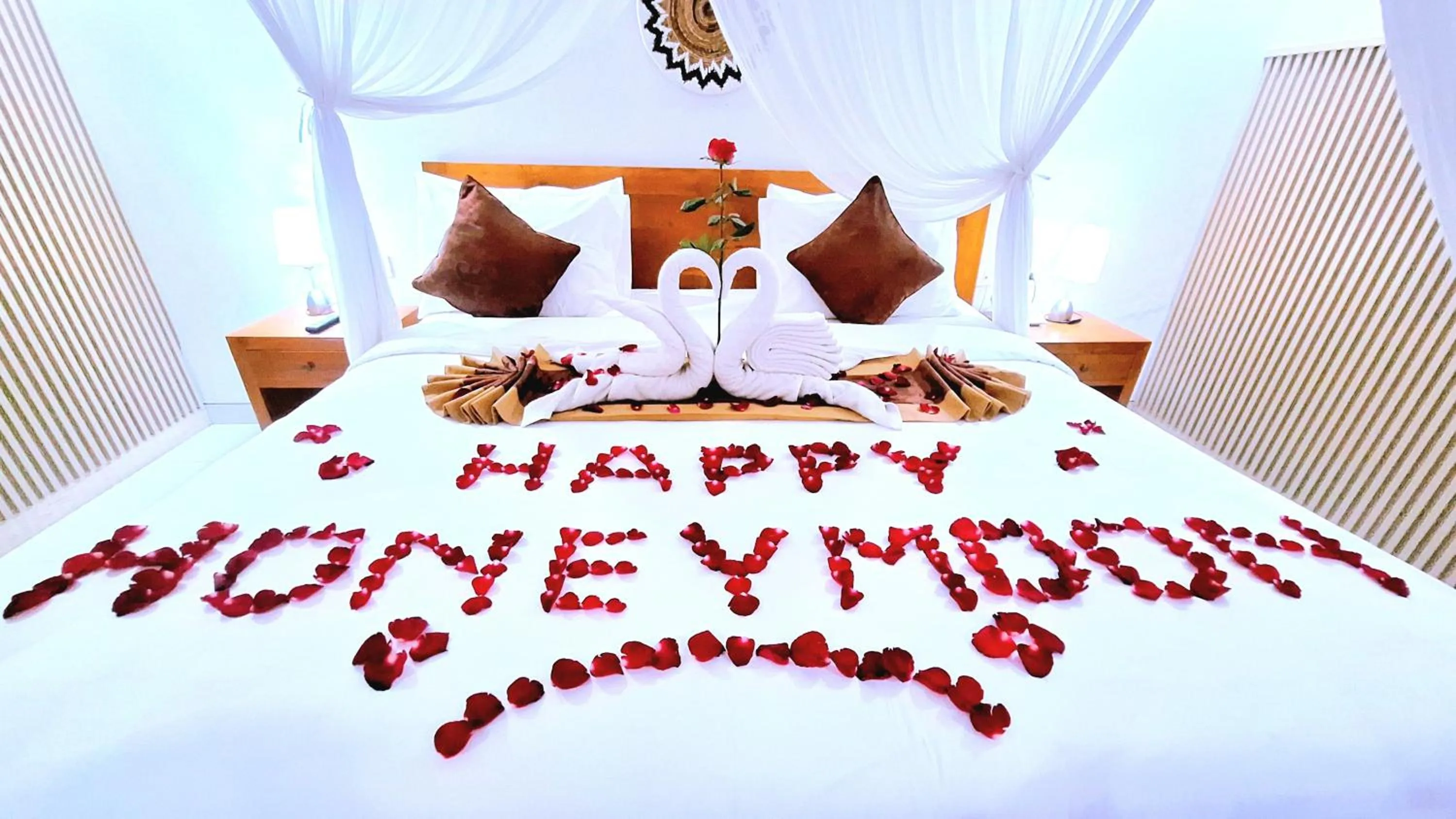 Bedroom in The Awandari Villas Seminyak