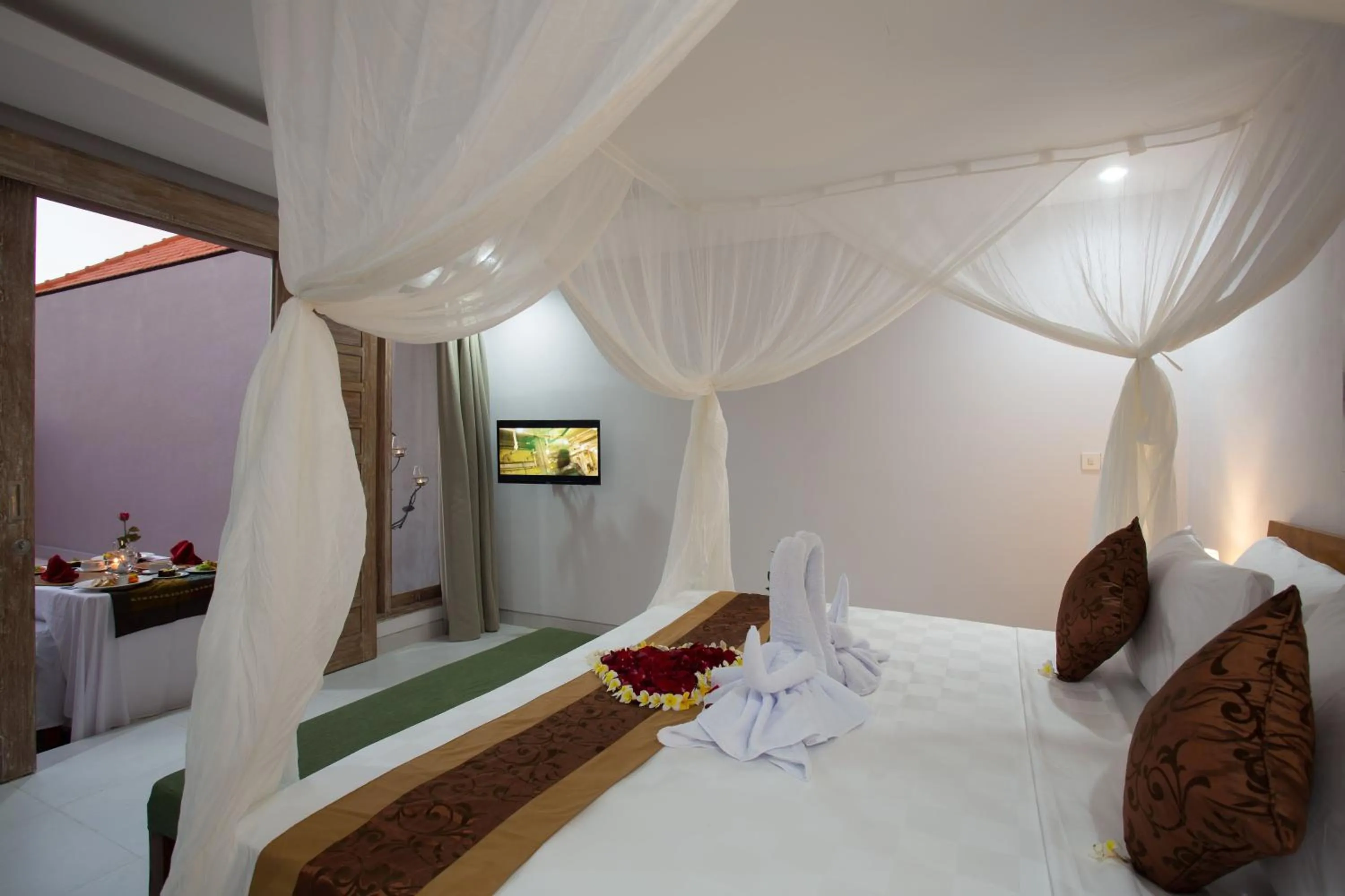 Bedroom, Bed in The Awandari Villas Seminyak - CHSE Certified