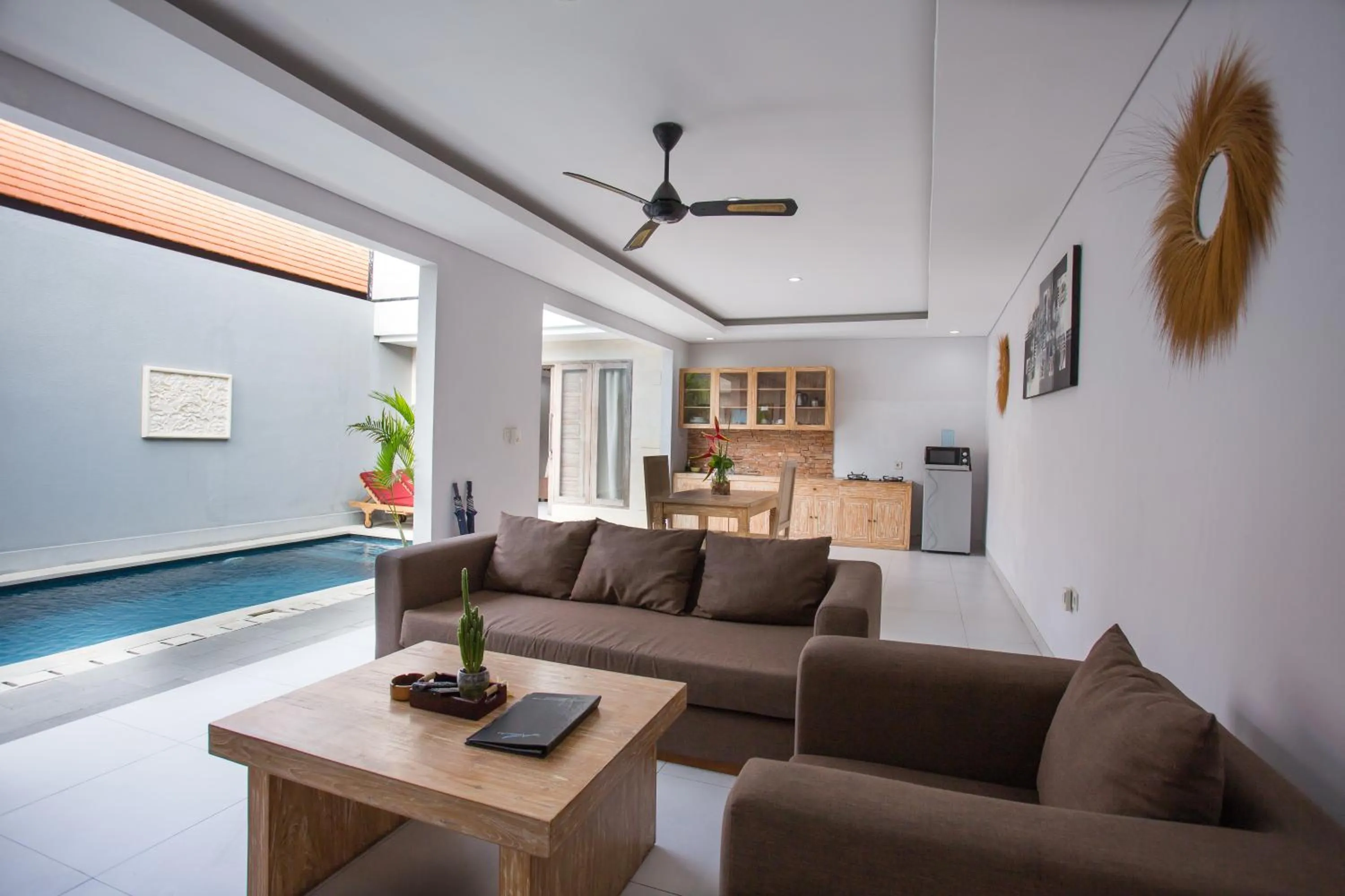 Living room in The Awandari Villas Seminyak - CHSE Certified