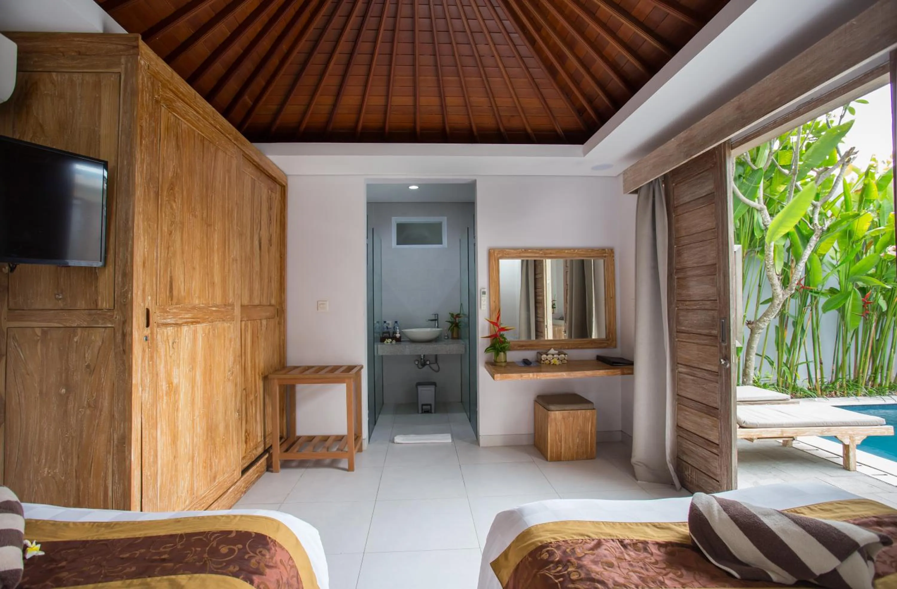 Bedroom in The Awandari Villas Seminyak - CHSE Certified