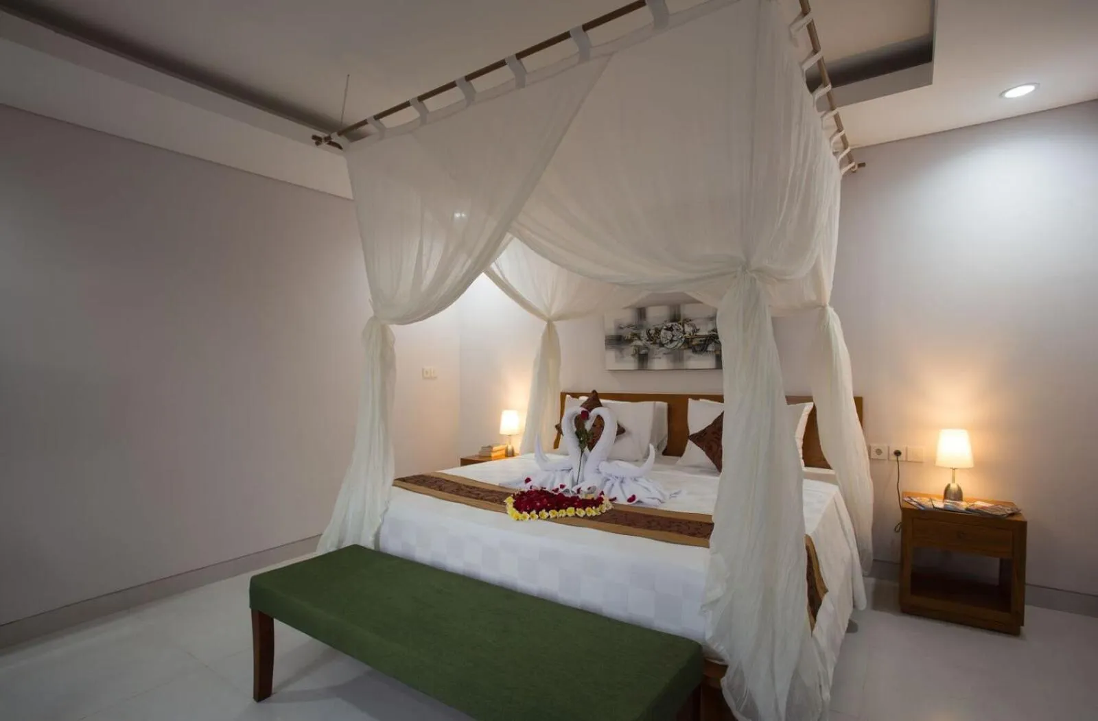 Bedroom, Bed in The Awandari Villas Seminyak - CHSE Certified