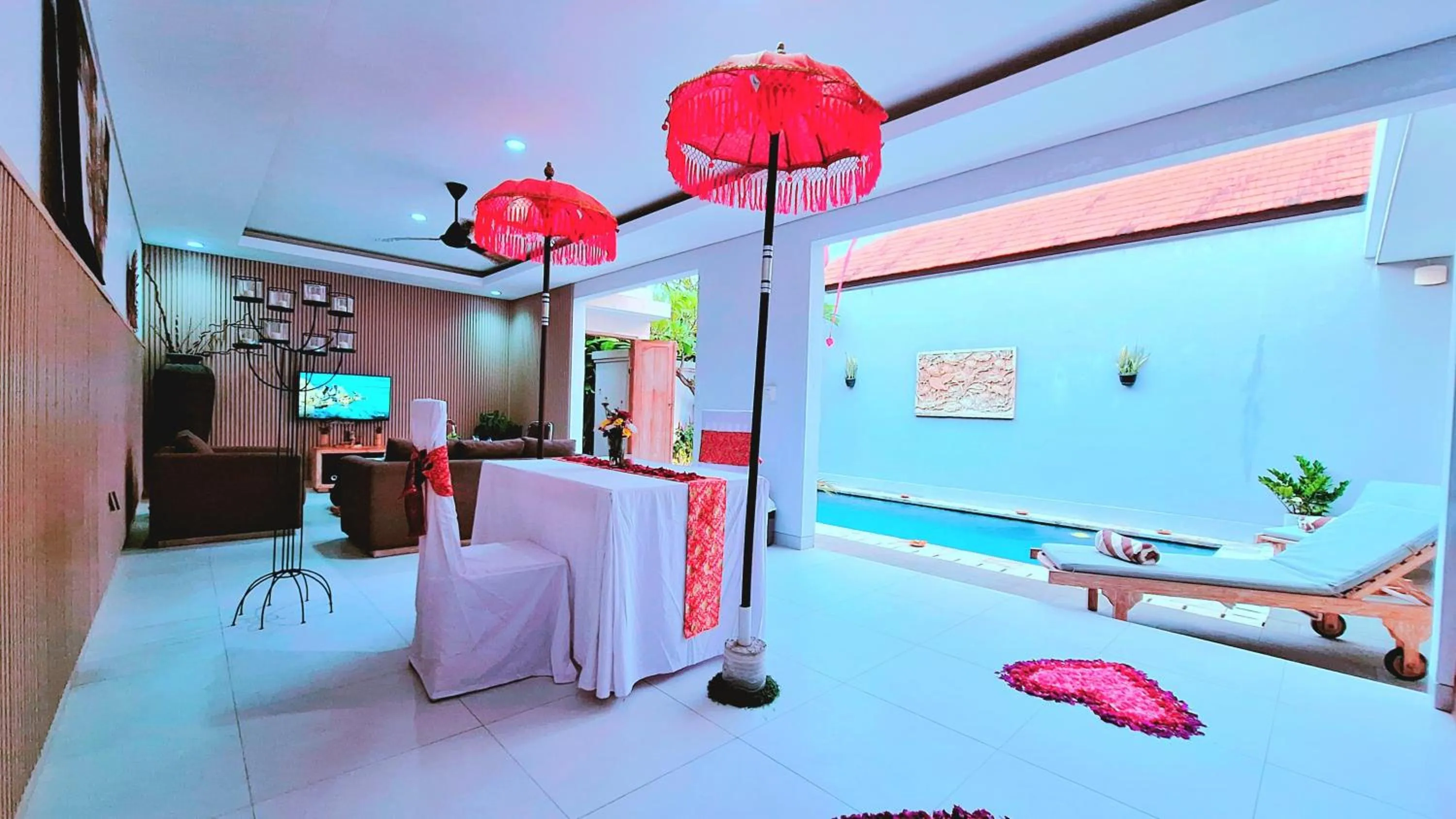 Dinner in The Awandari Villas Seminyak