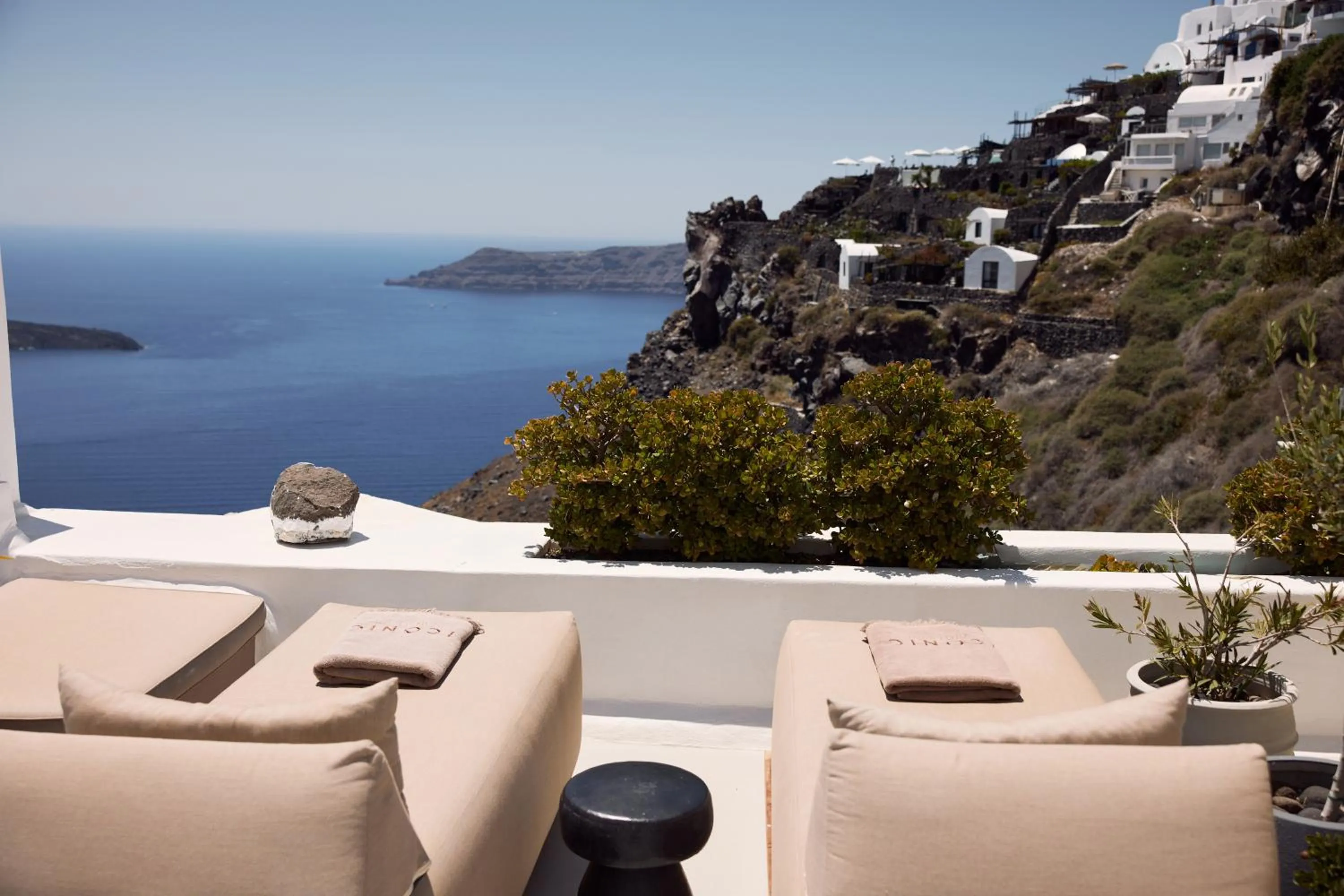 Balcony/Terrace in Iconic Santorini, a Boutique Cave Hotel by Sandglass