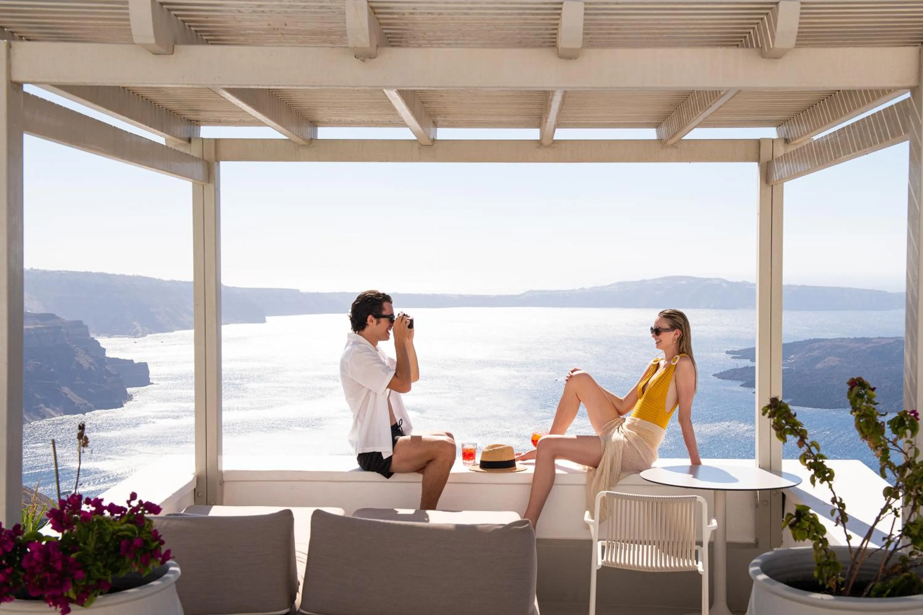 Natural landscape in Iconic Santorini, a Boutique Cave Hotel by Sandglass