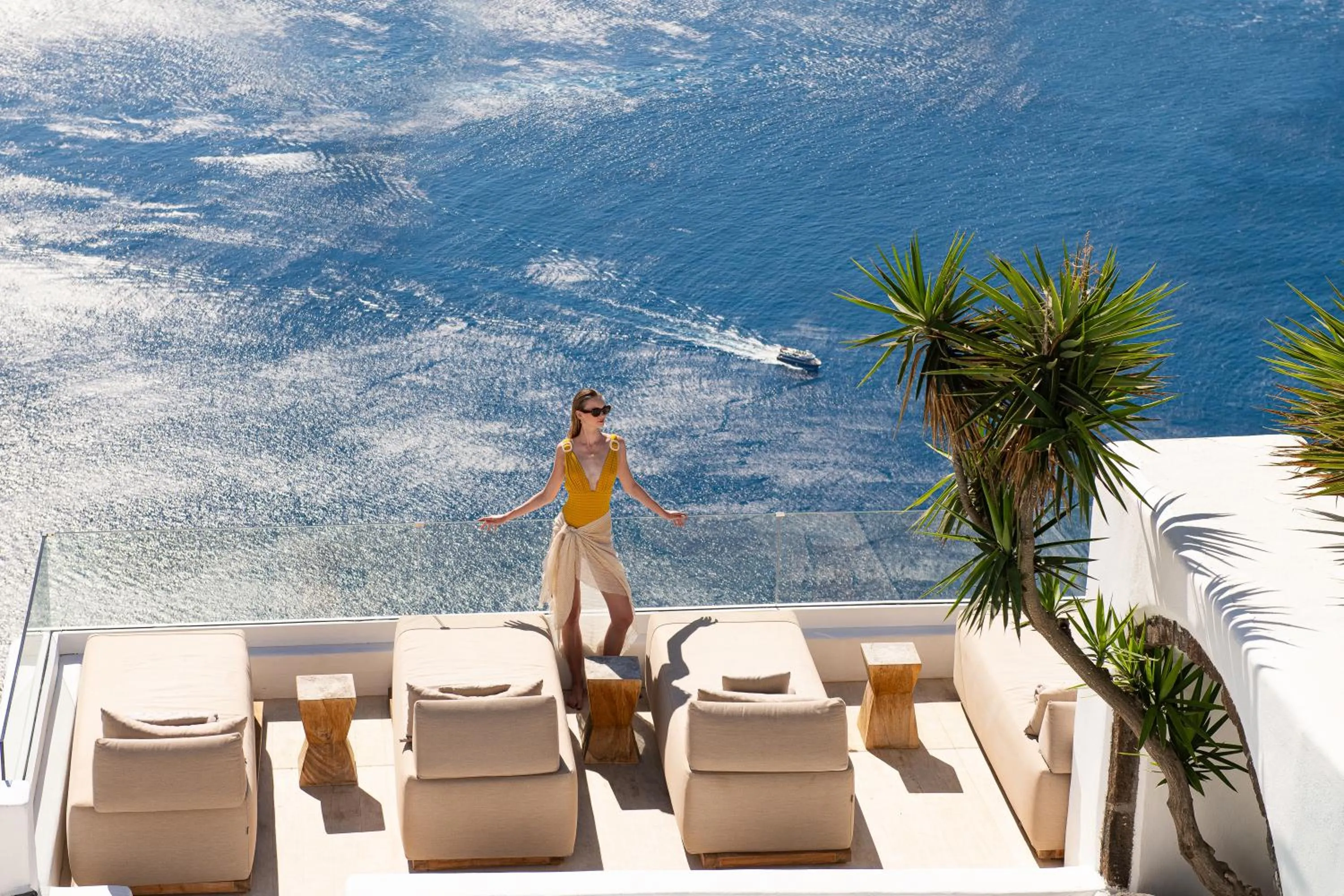 Day in Iconic Santorini, a Boutique Cave Hotel by Sandglass