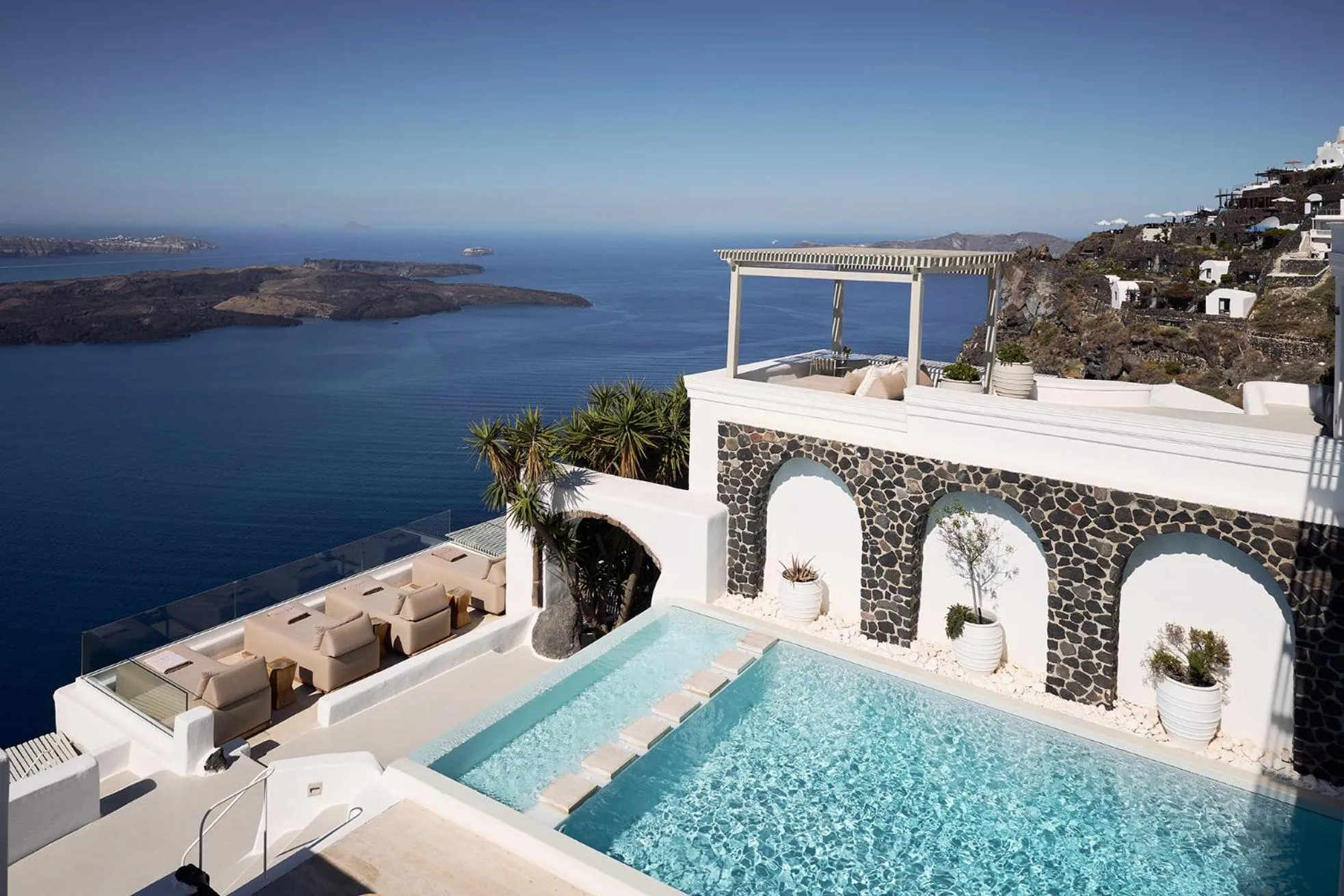 Sea view in Iconic Santorini, a Boutique Cave Hotel by Sandglass