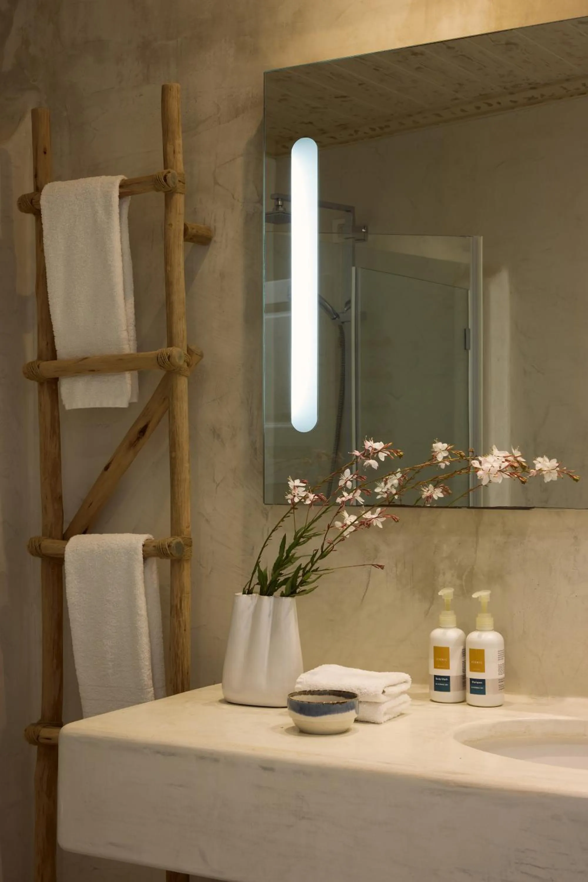 Bathroom in Iconic Santorini, a Boutique Cave Hotel by Sandglass