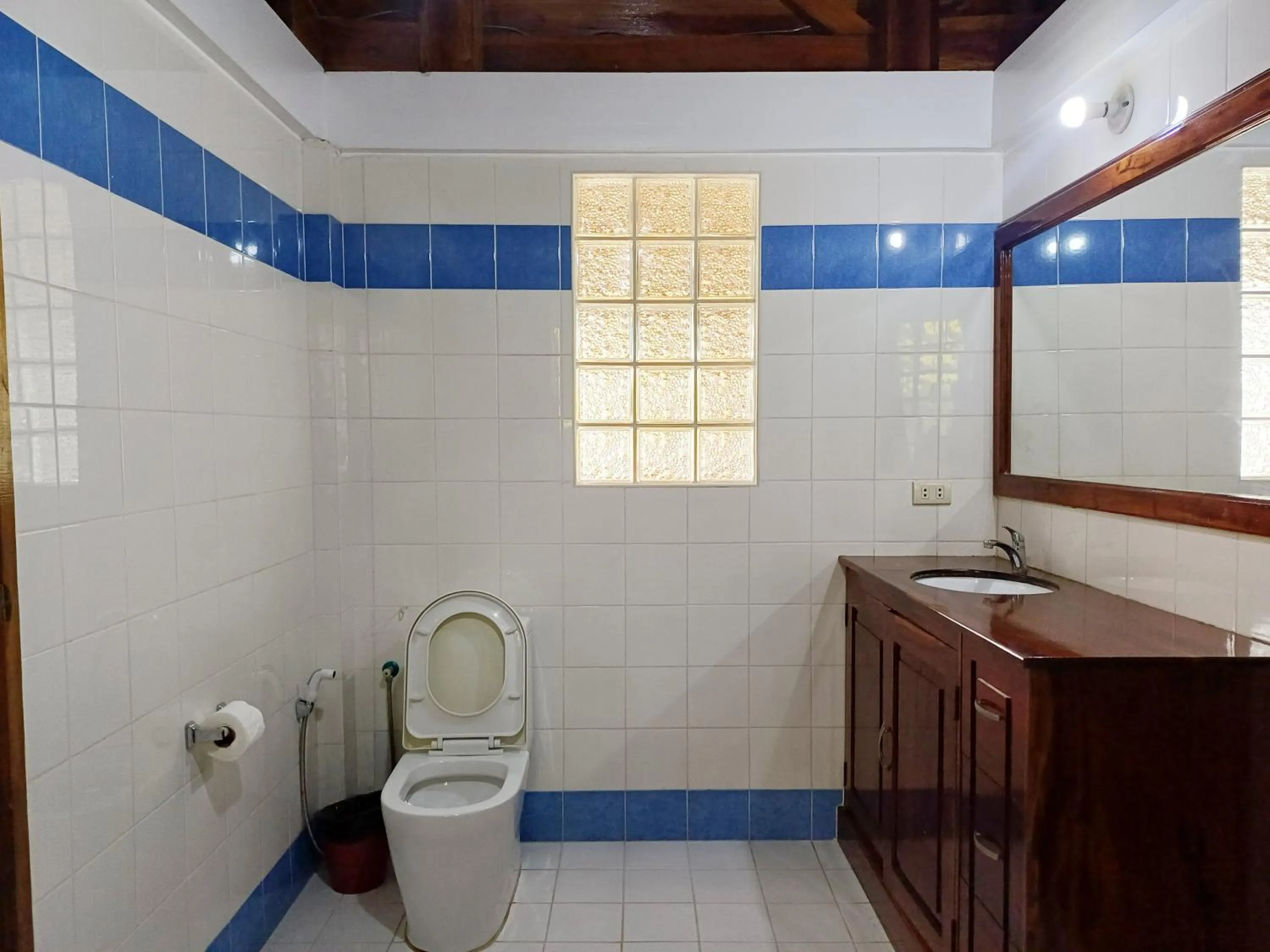 Toilet in Rainbow Bay Beach & Dive Resort