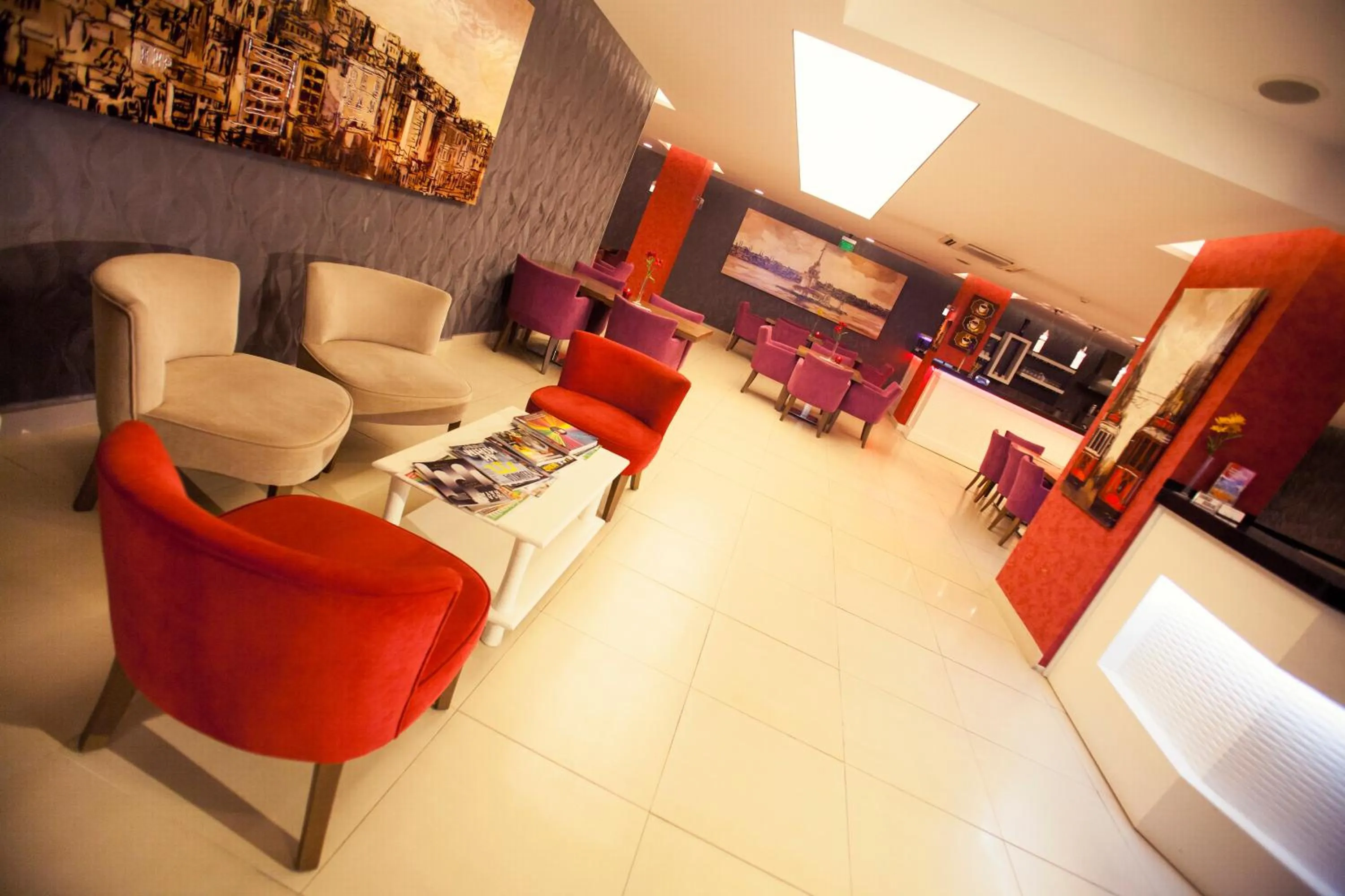 Lobby or reception in Helikon Business Hotel