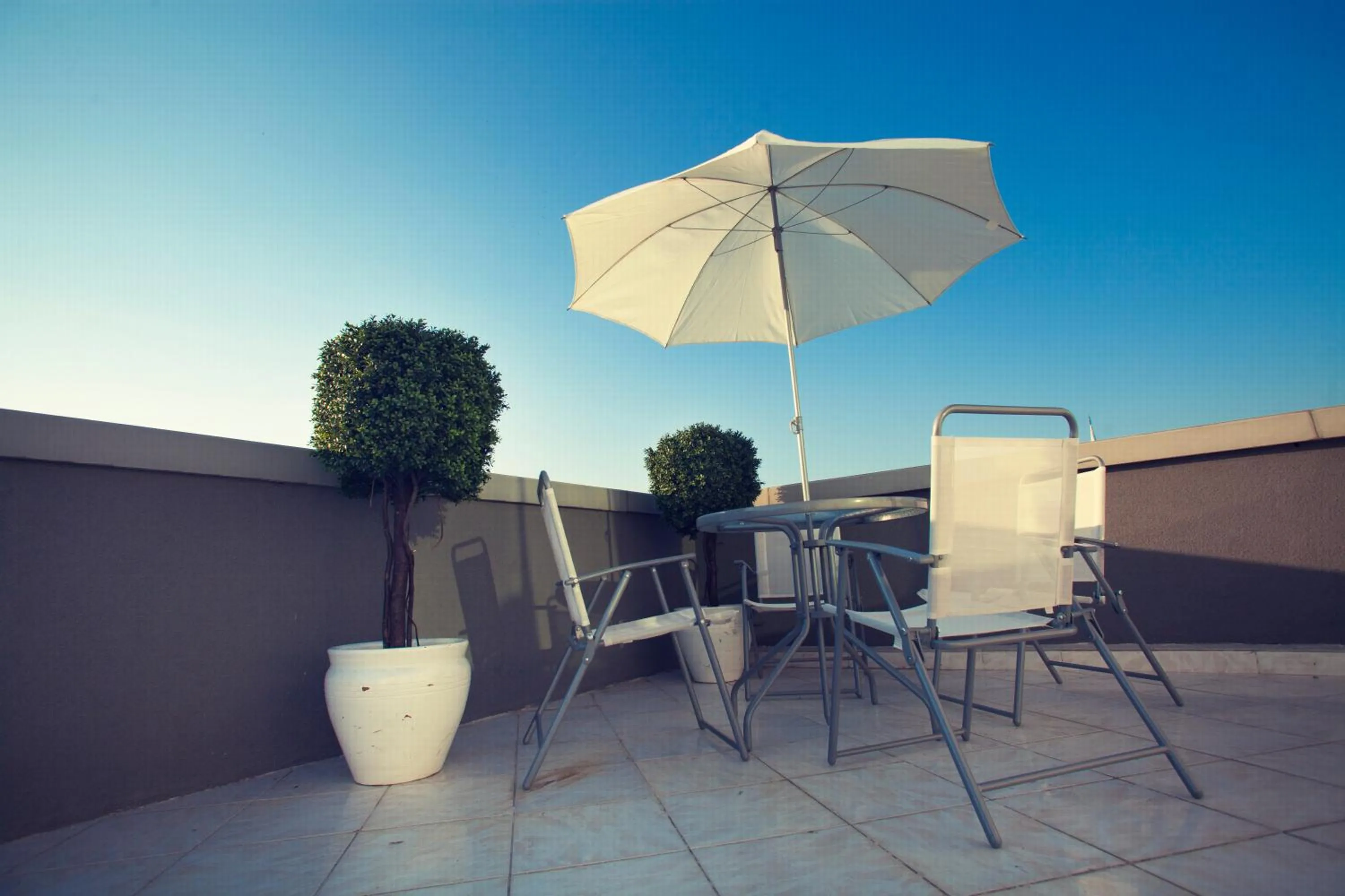 Balcony/Terrace in Helikon Business Hotel