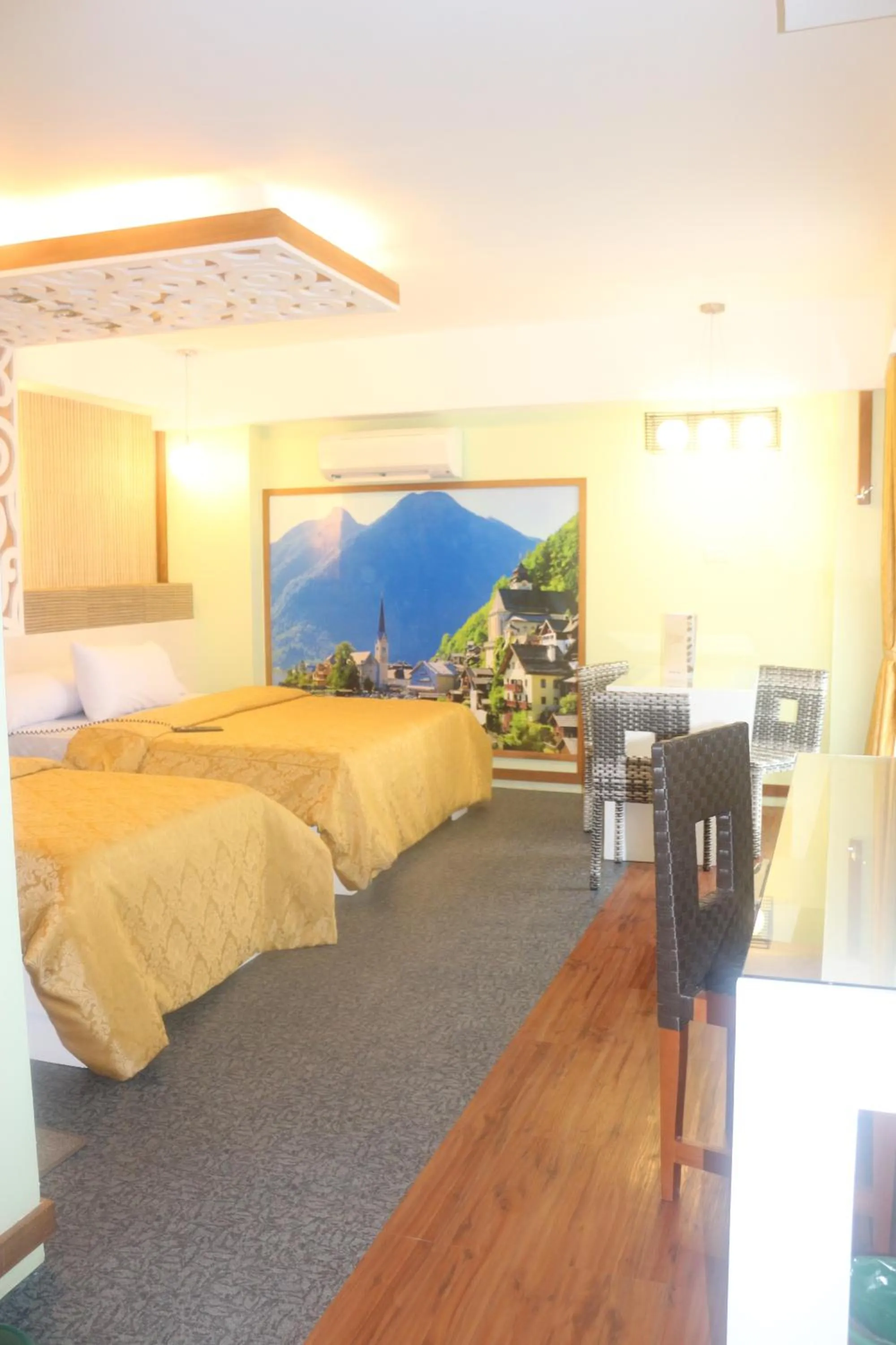 Bed in Eurotel Boracay