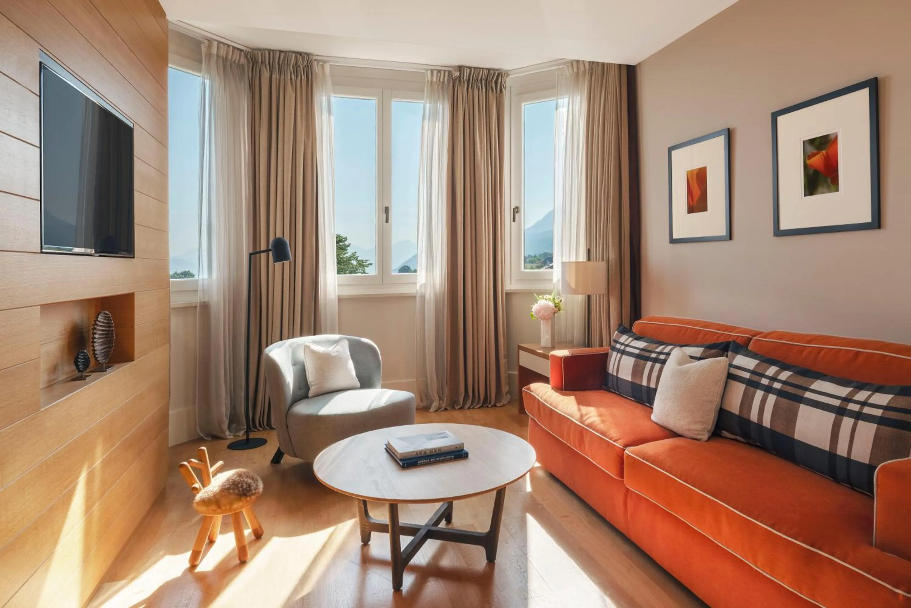 Living room in Hôtel Ermitage