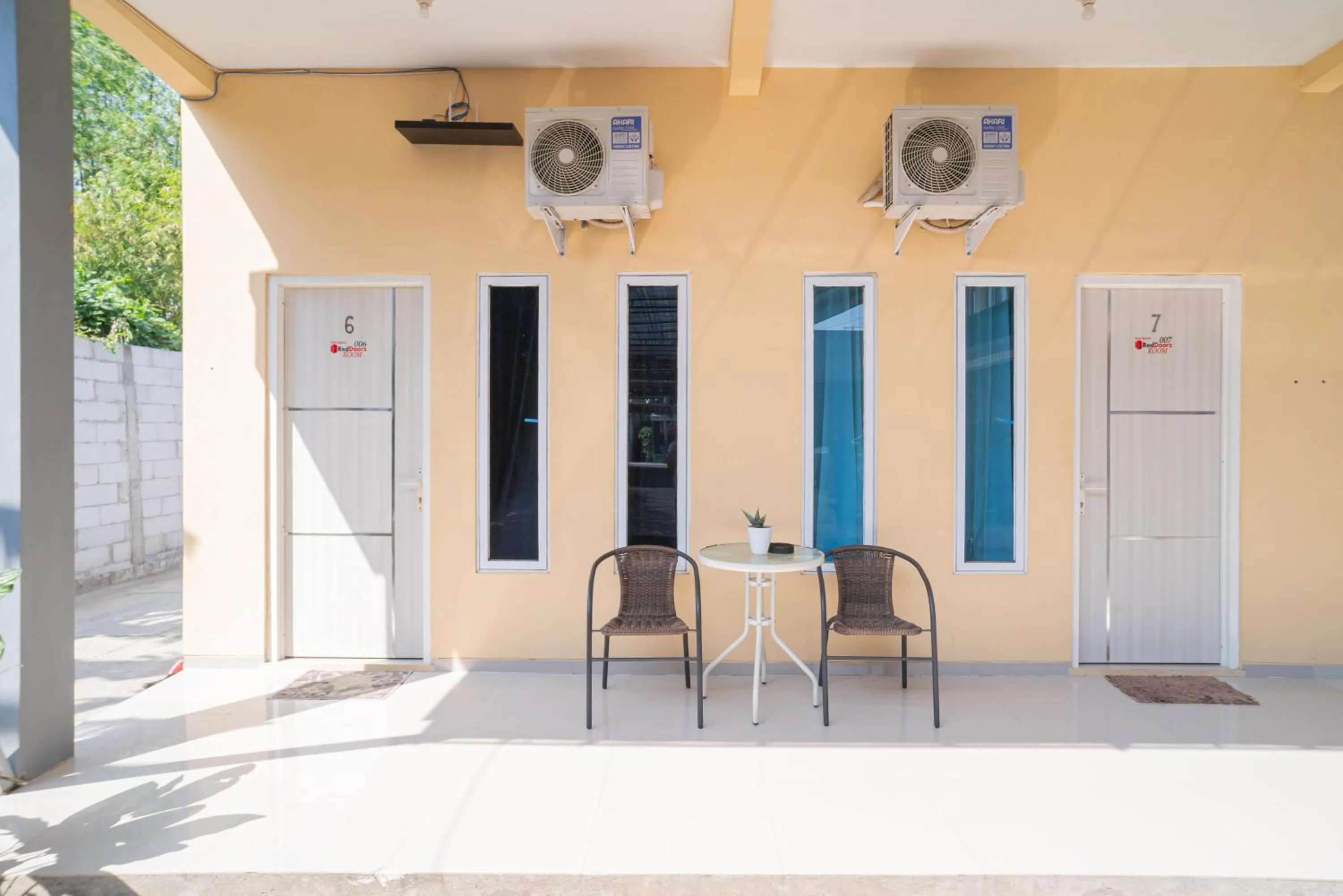 Patio in RedDoorz Syariah At Winong Nganjuk