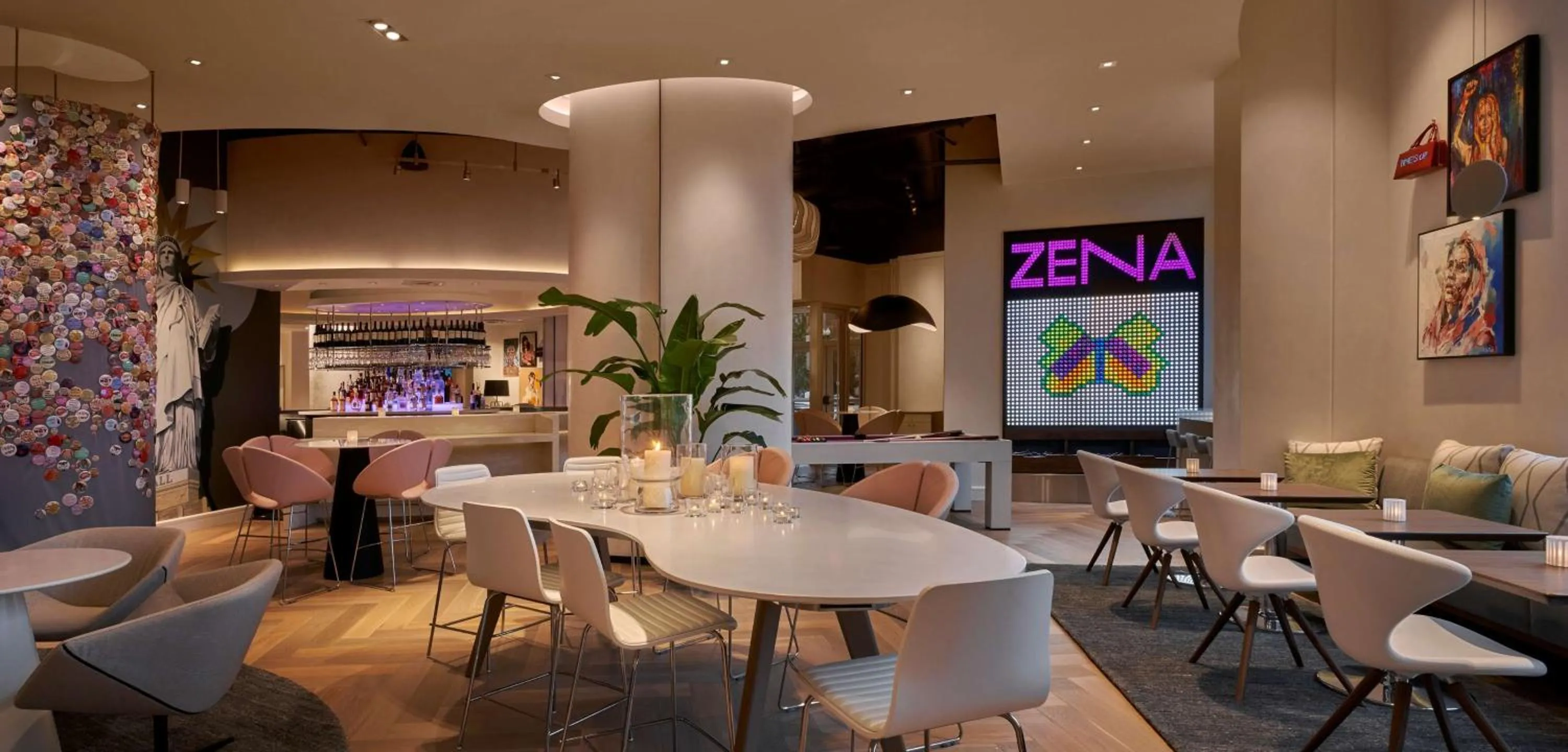 Restaurant/places to eat in Hotel Zena Washington DC