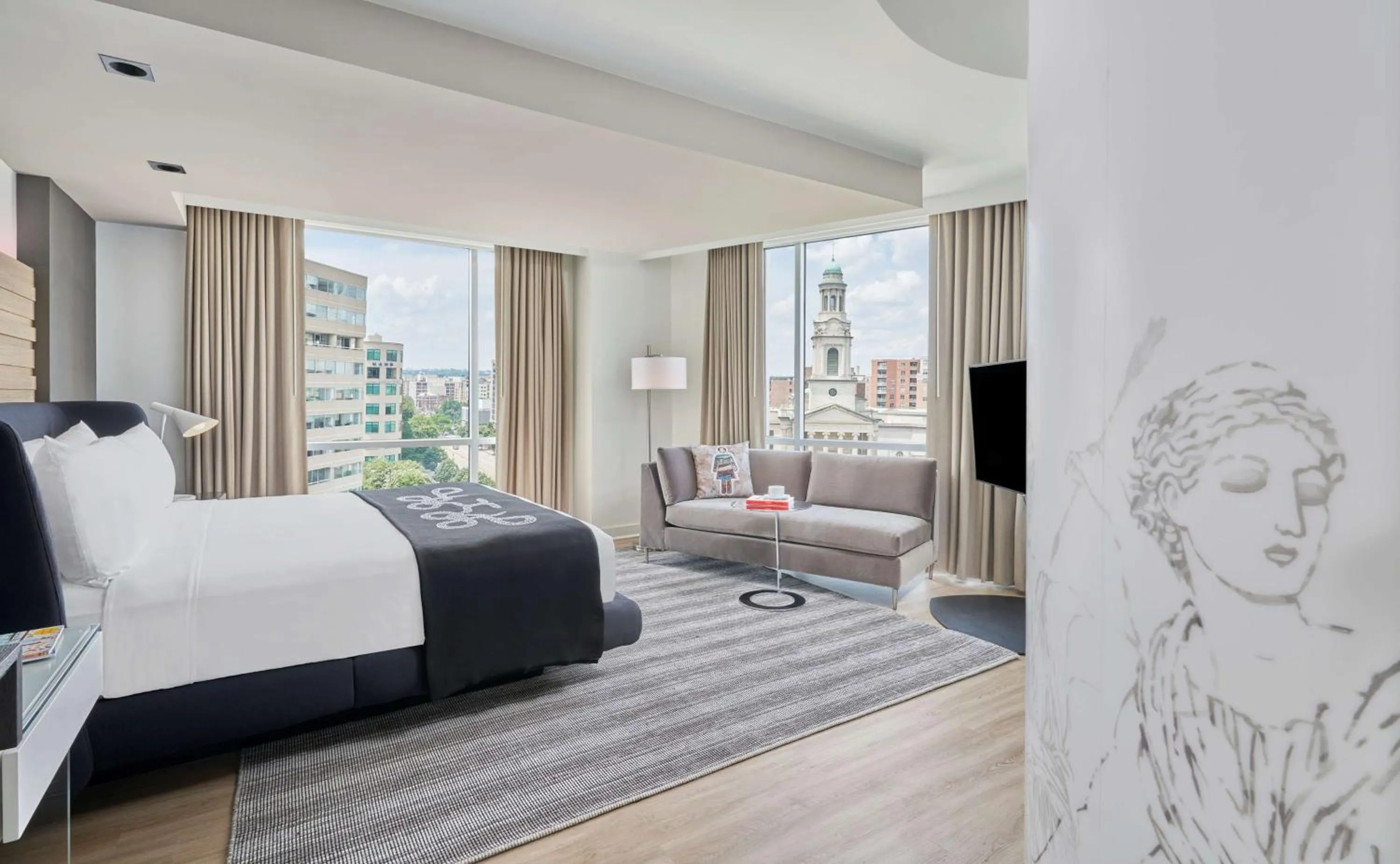 Bedroom, Bed in Hotel Zena Washington DC