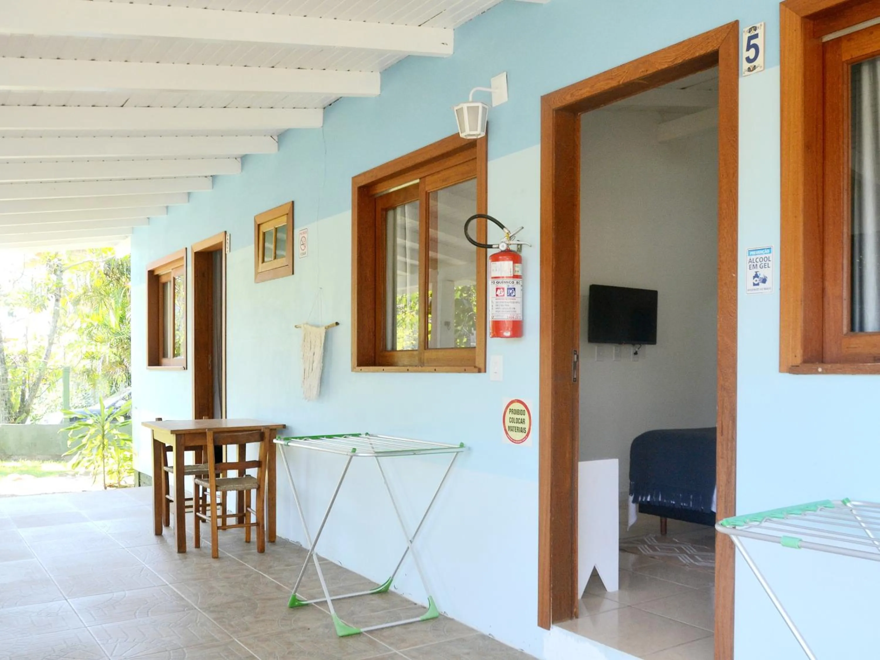 Patio in Pousada la Boheme Guarda do Embaú - SC