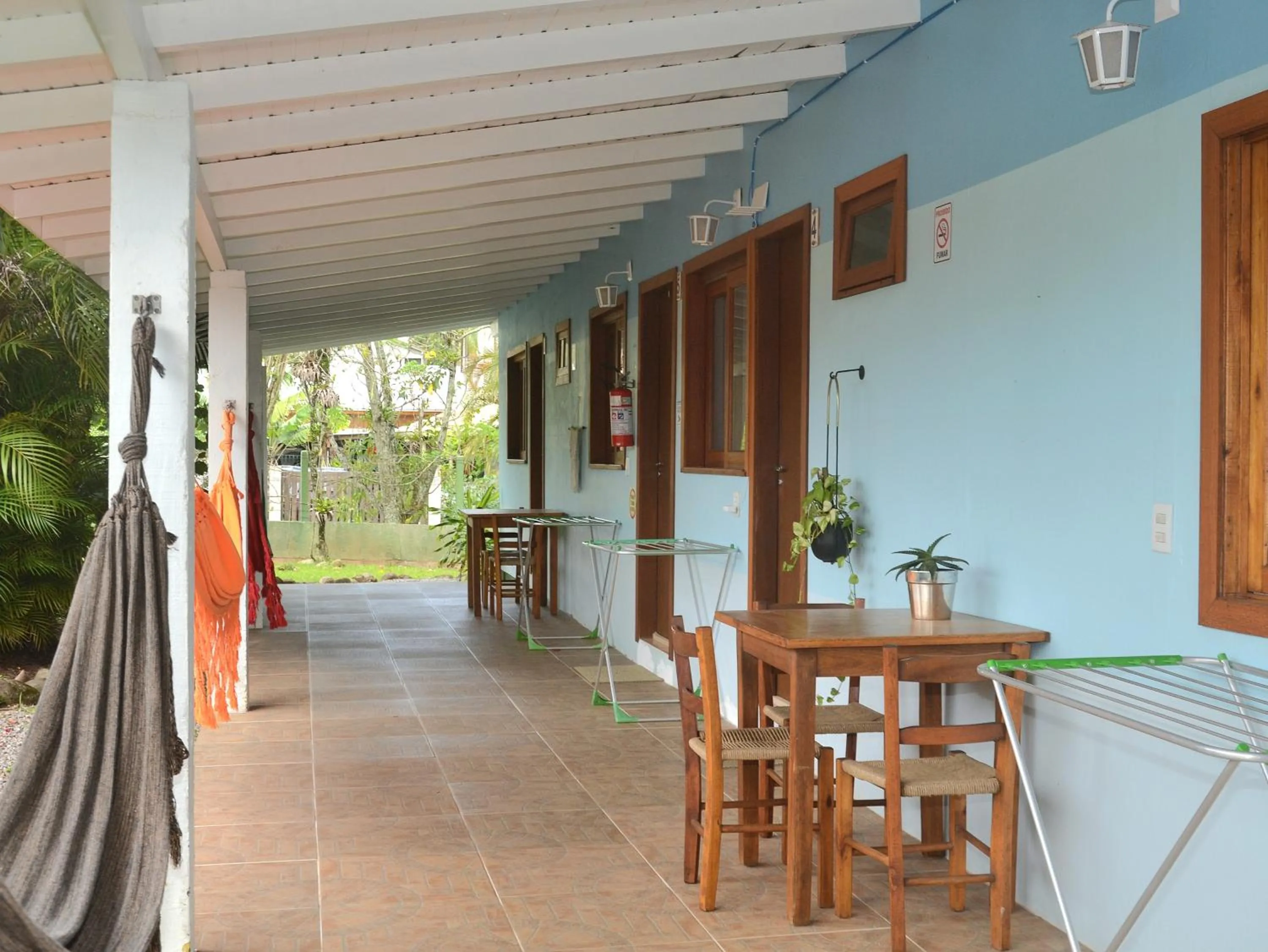 Patio in Pousada la Boheme Guarda do Embaú - SC