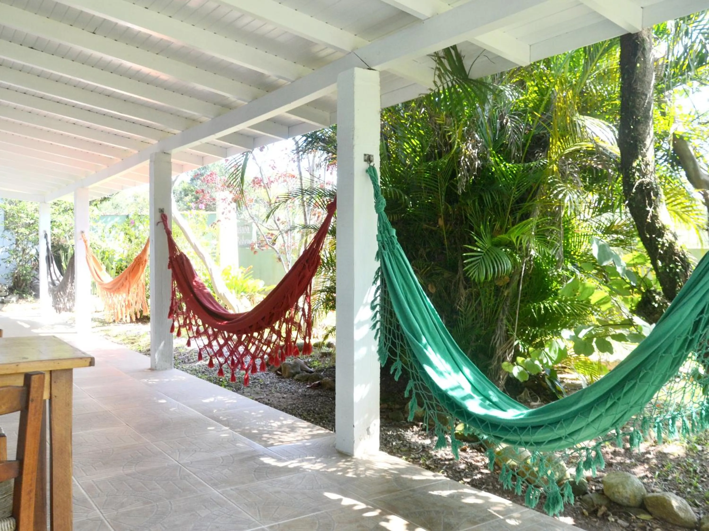 Patio in Pousada la Boheme Guarda do Embaú - SC