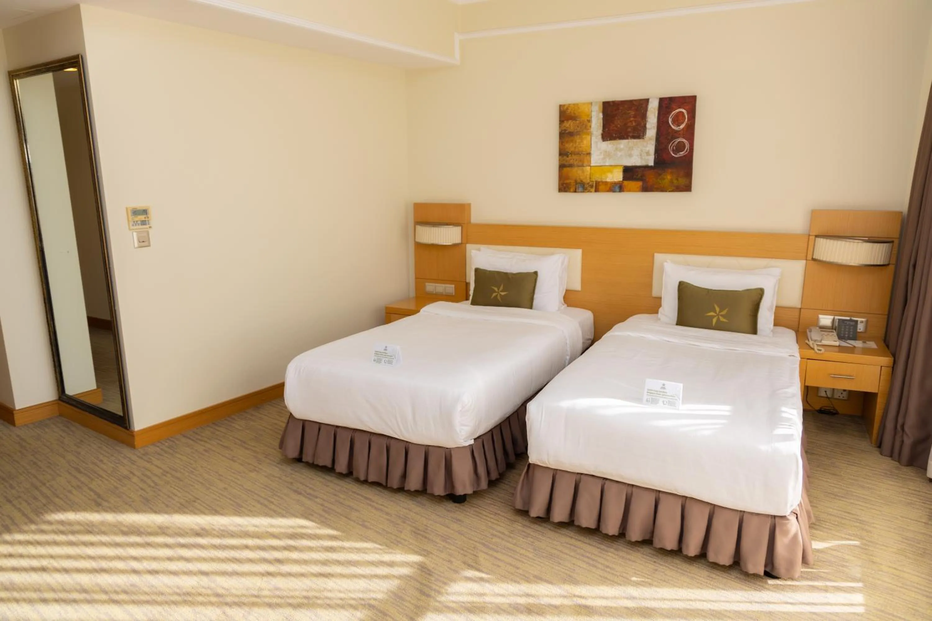 Bed in Grand Pasha Lefkosa Hotel & Casino