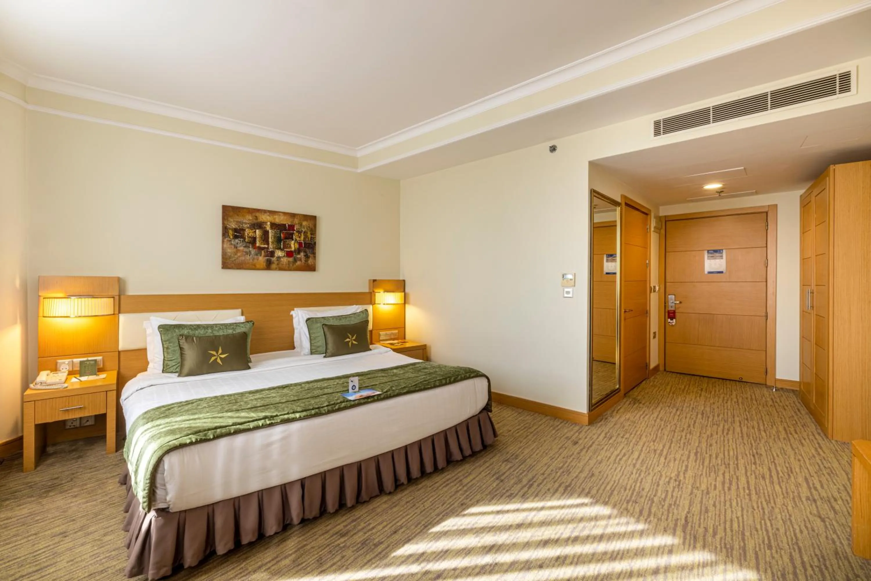 Bed in Grand Pasha Lefkosa Hotel & Casino