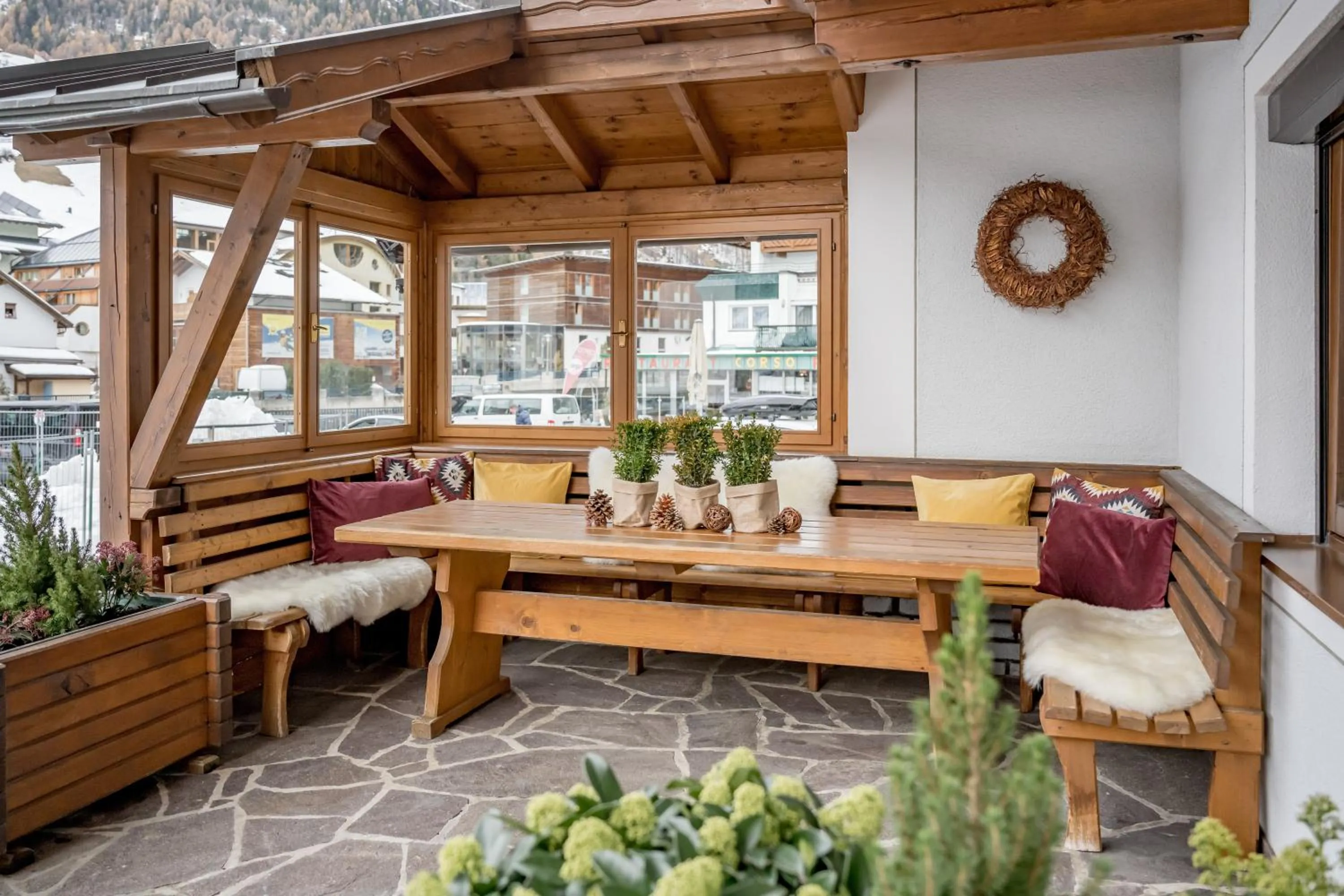 Balcony/Terrace in Bed & Breakfast Fender