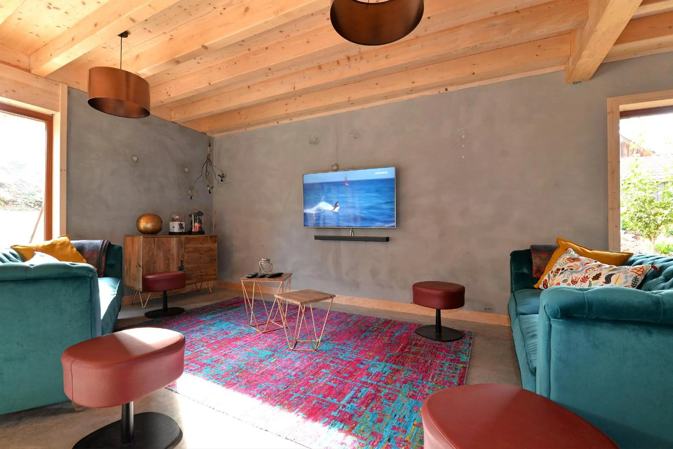 Living room in Les Granges Modernes