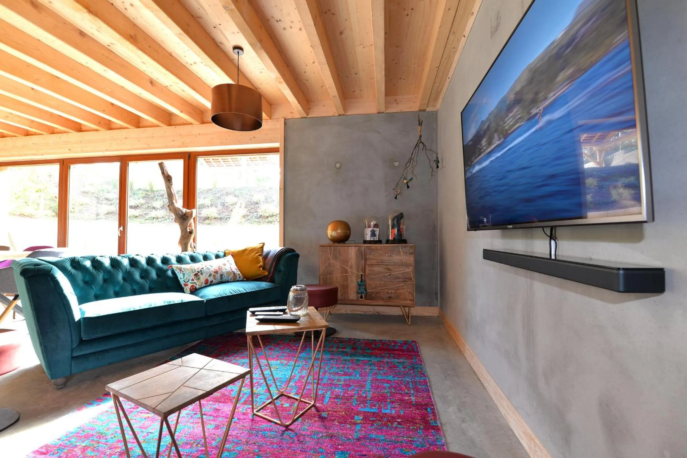 Living room in Les Granges Modernes