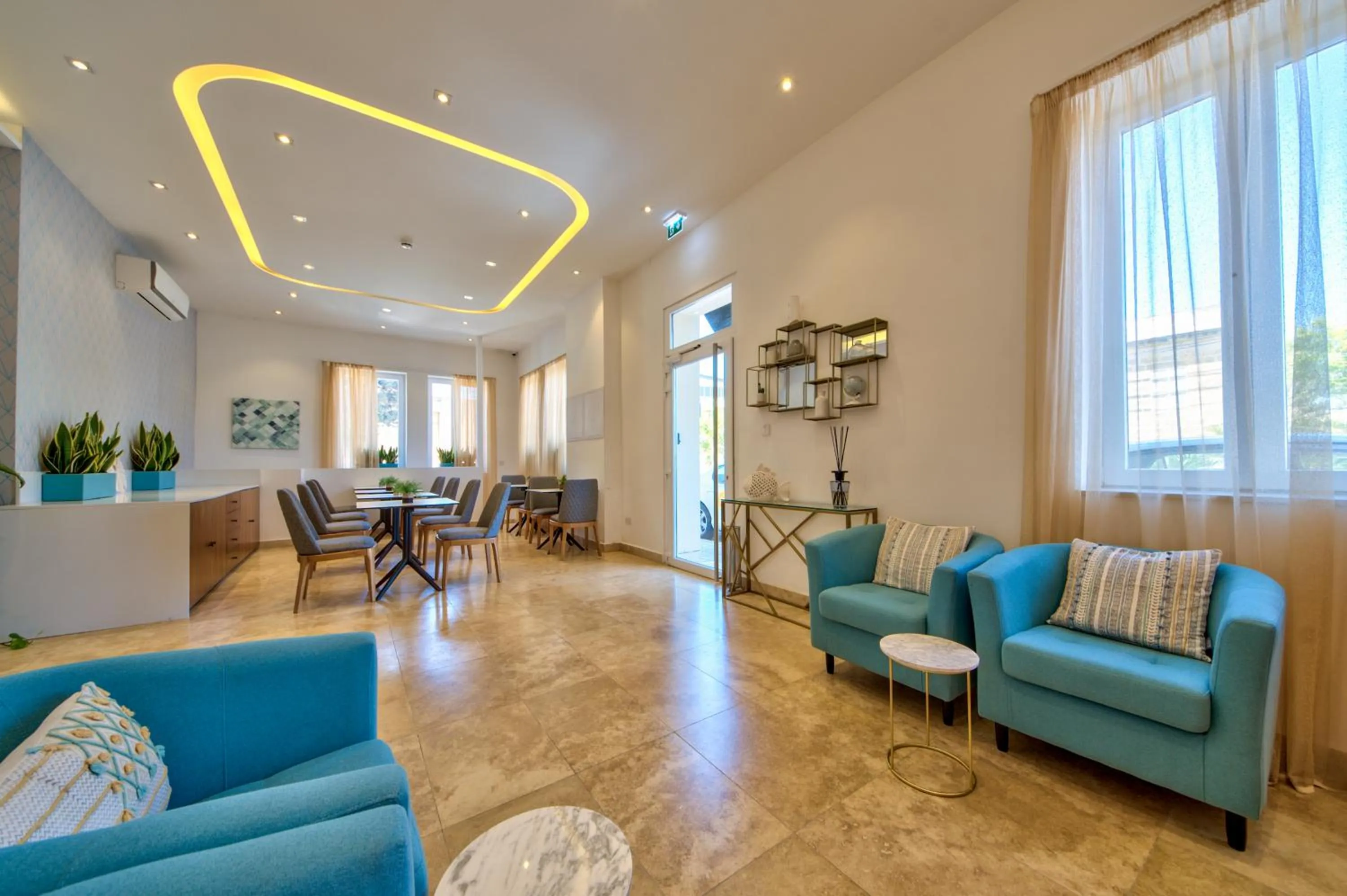 Lobby or reception in Tritoni Valletta Boutique Hotel