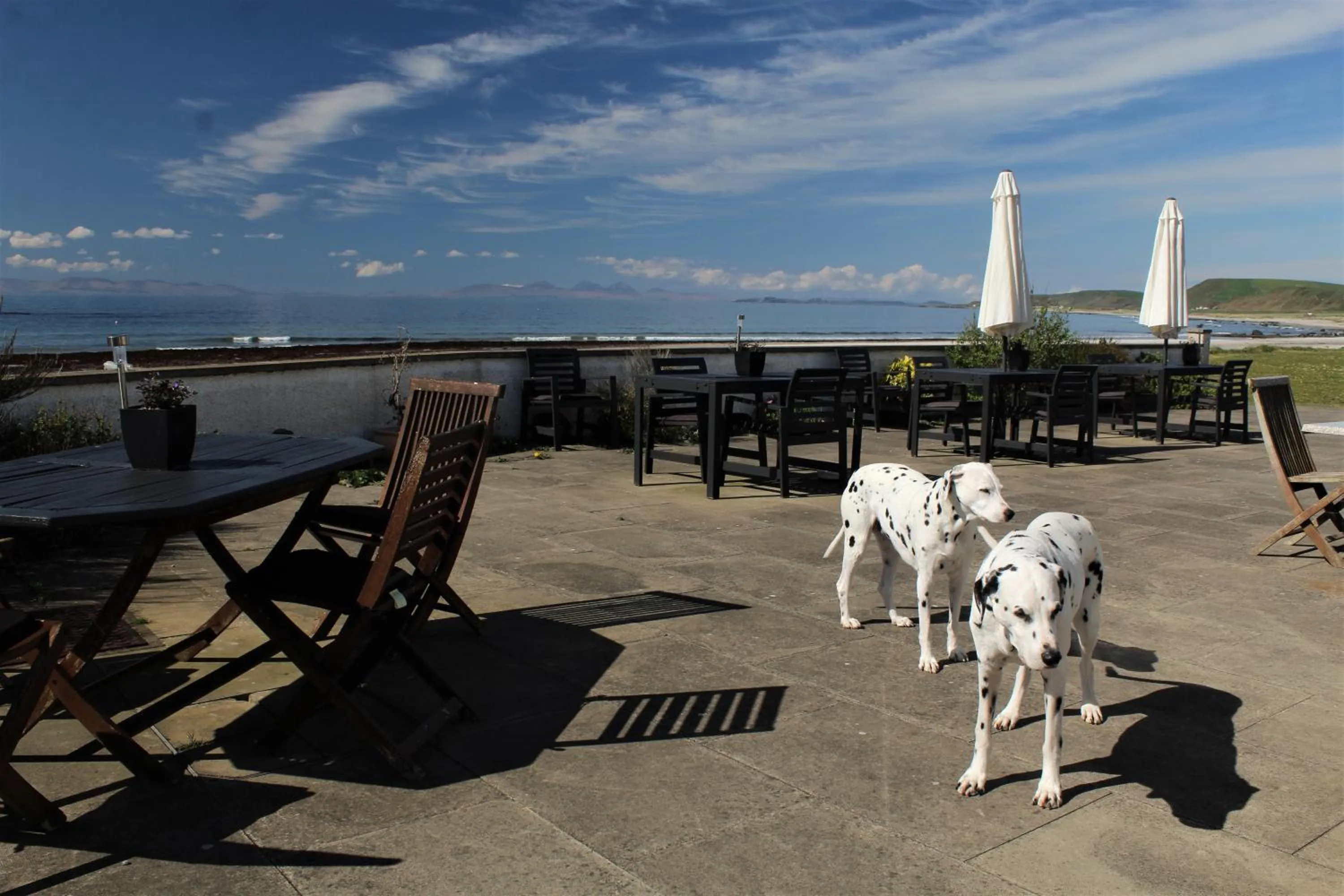 Patio in Argyll Hotel