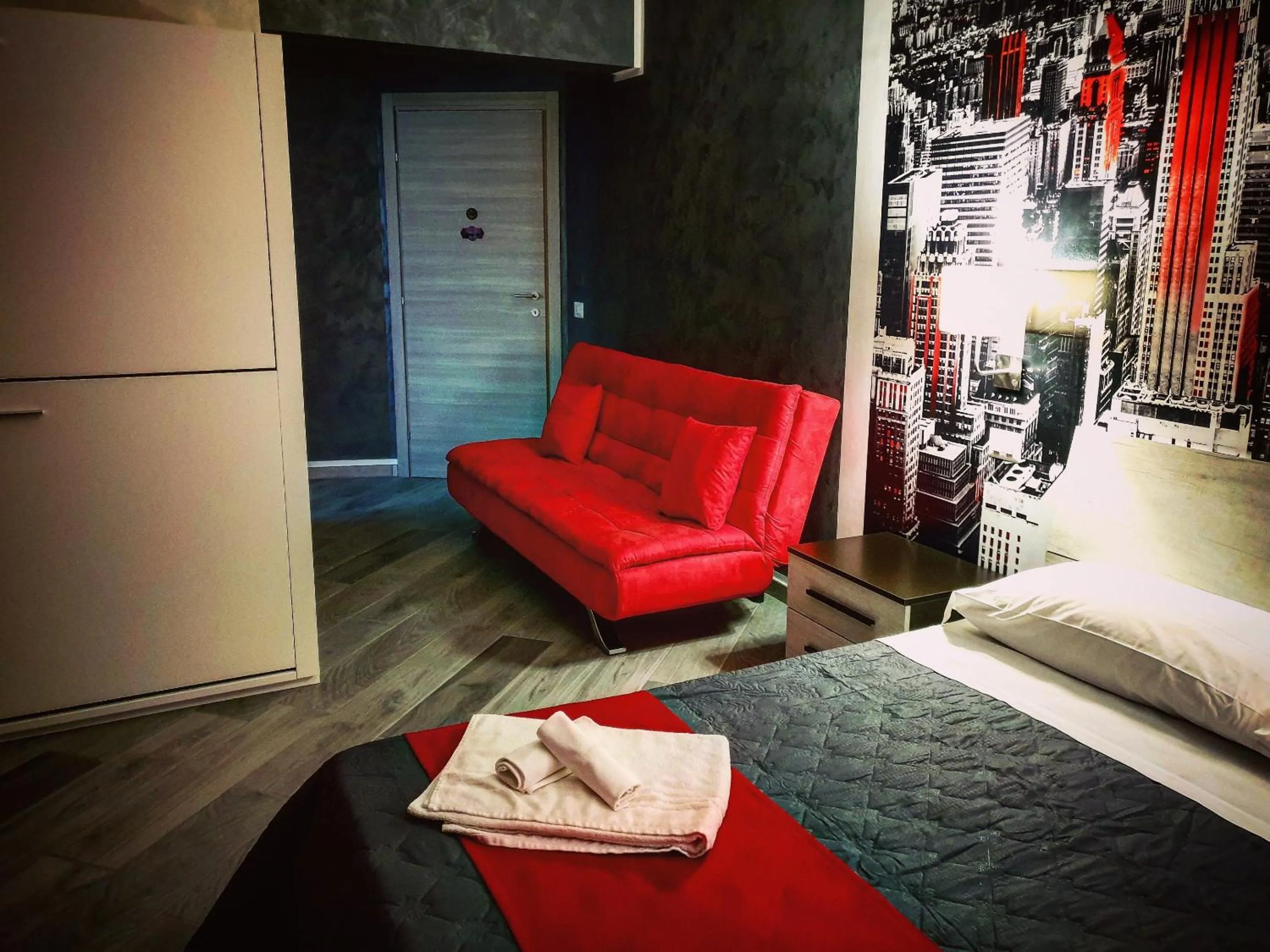 Bedroom, Bed in Central Campobasso