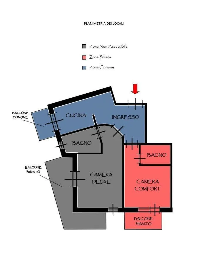 Floor plan in Central Campobasso