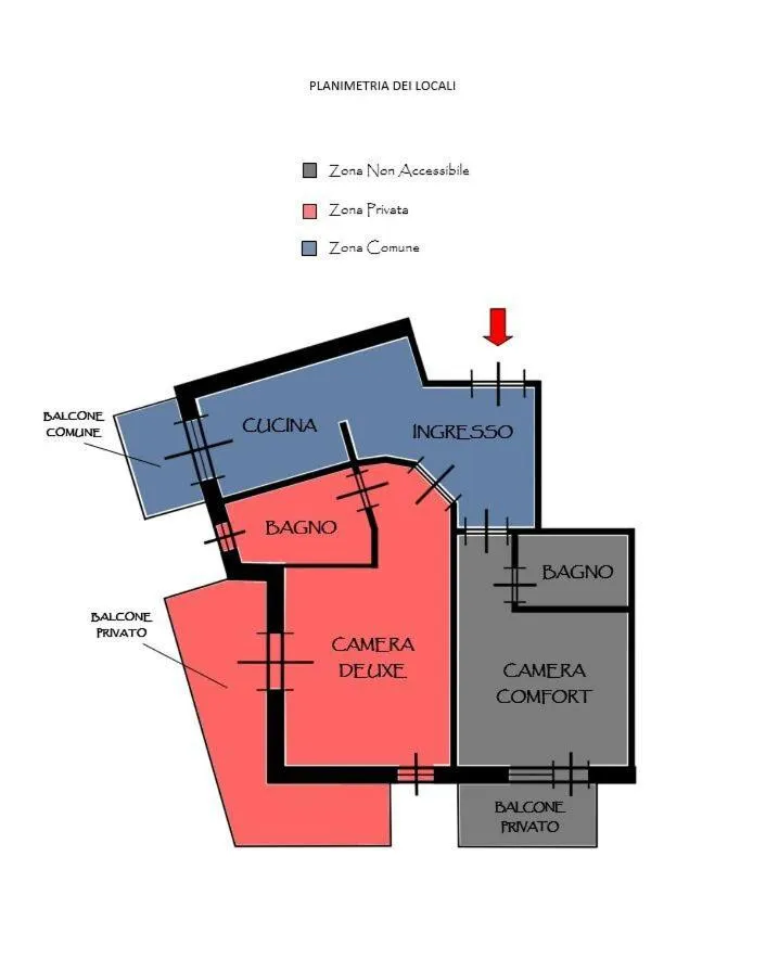 Floor plan in Central Campobasso
