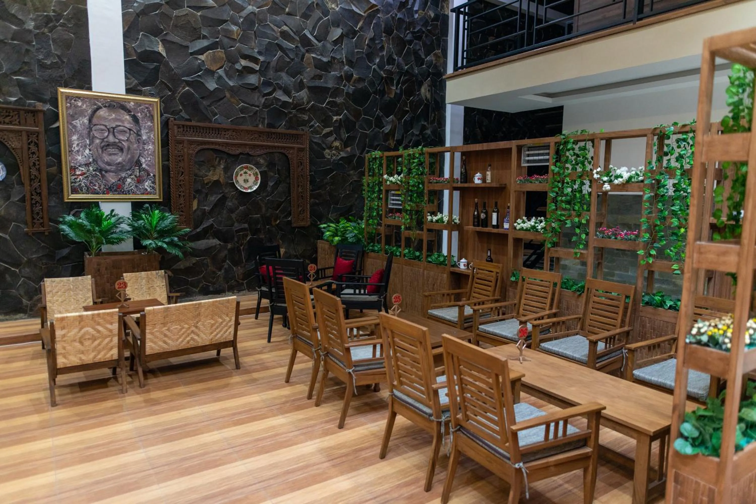 Lobby or reception in Baratha Hotel & Resto