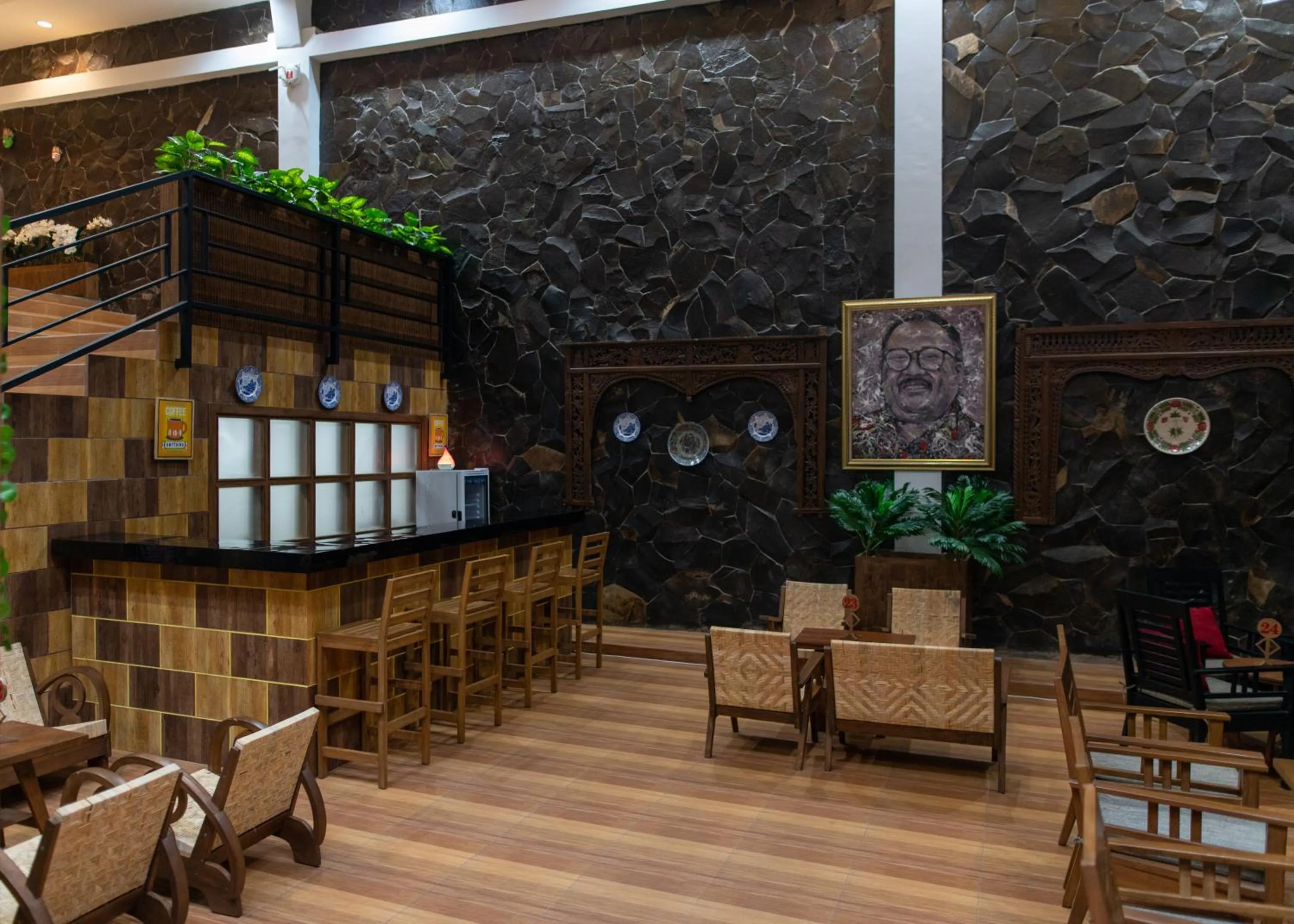 Lobby or reception in Baratha Hotel & Resto