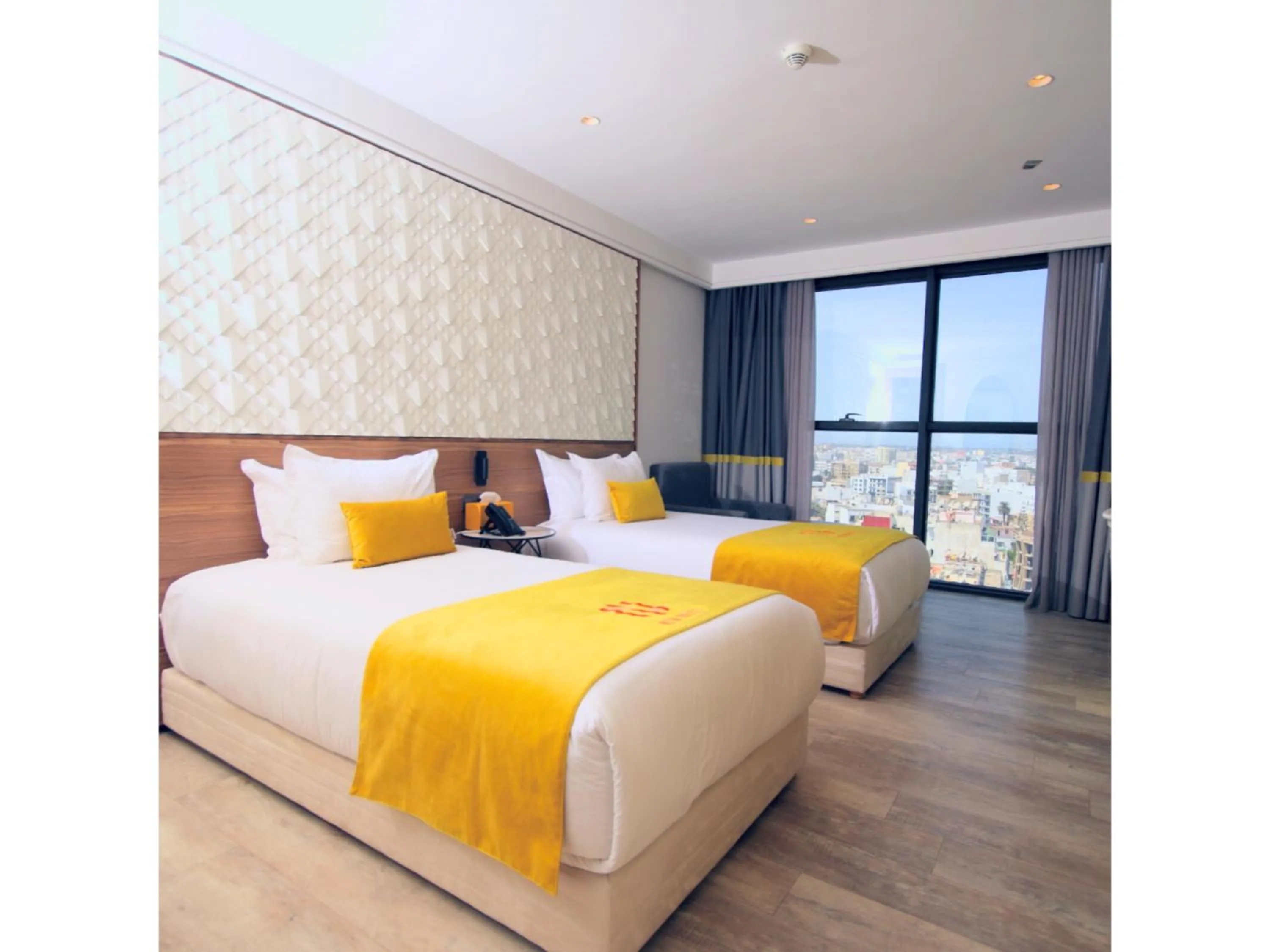 Bedroom, Bed in New Hotel Piscine Wellness & Spa
