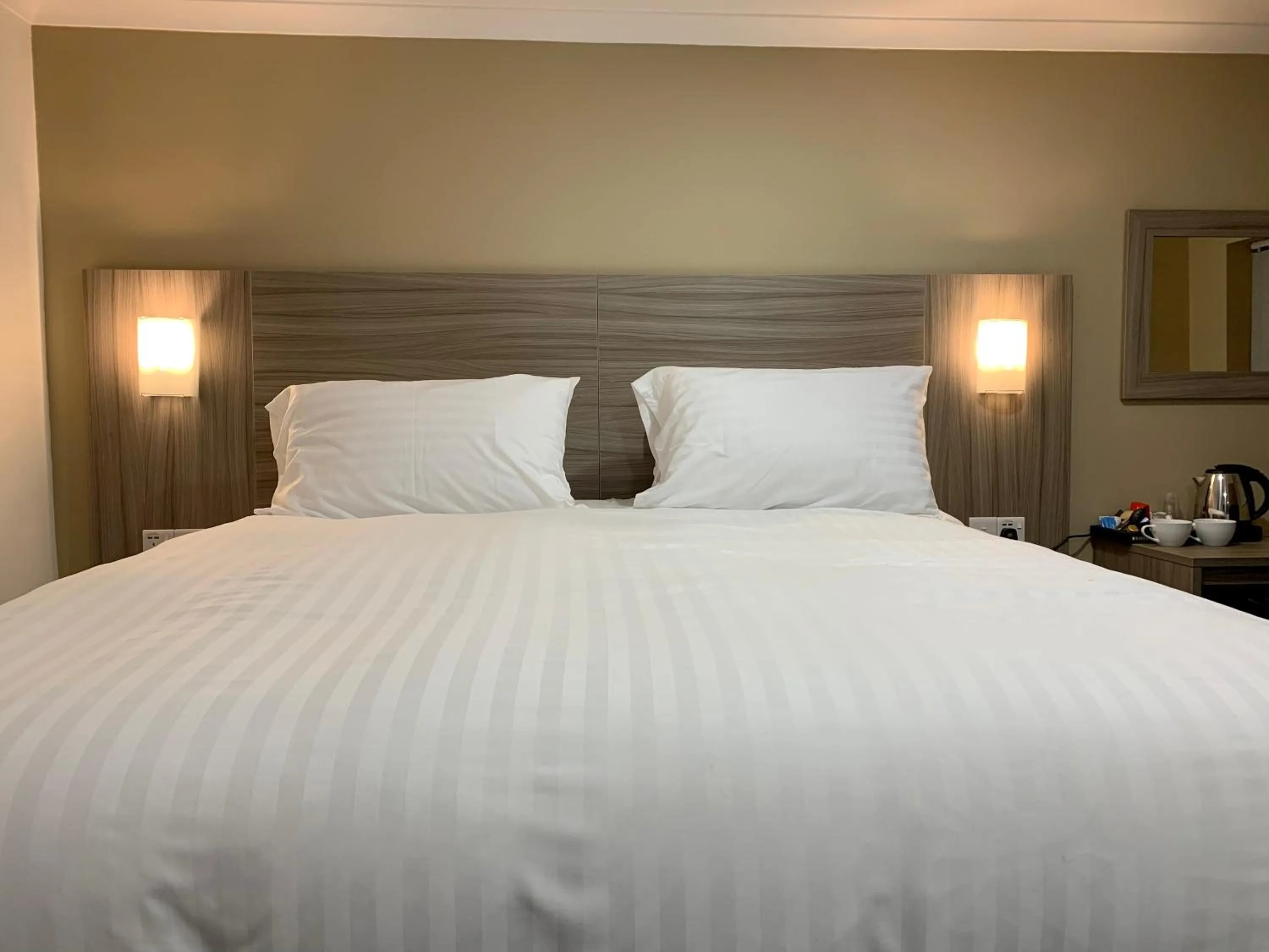 Bed in De Regency Style Hotel