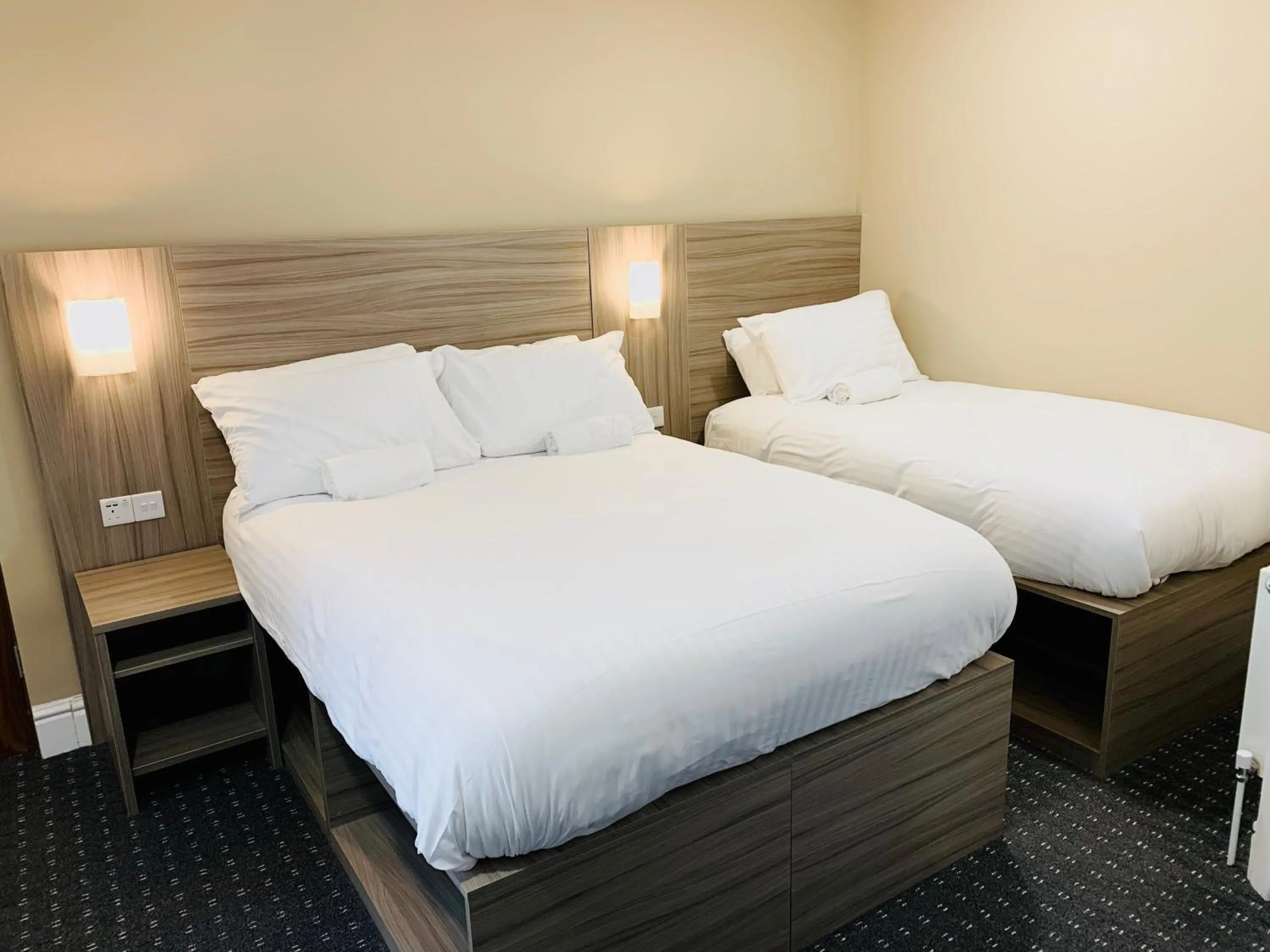 Bed in De Regency Style Hotel